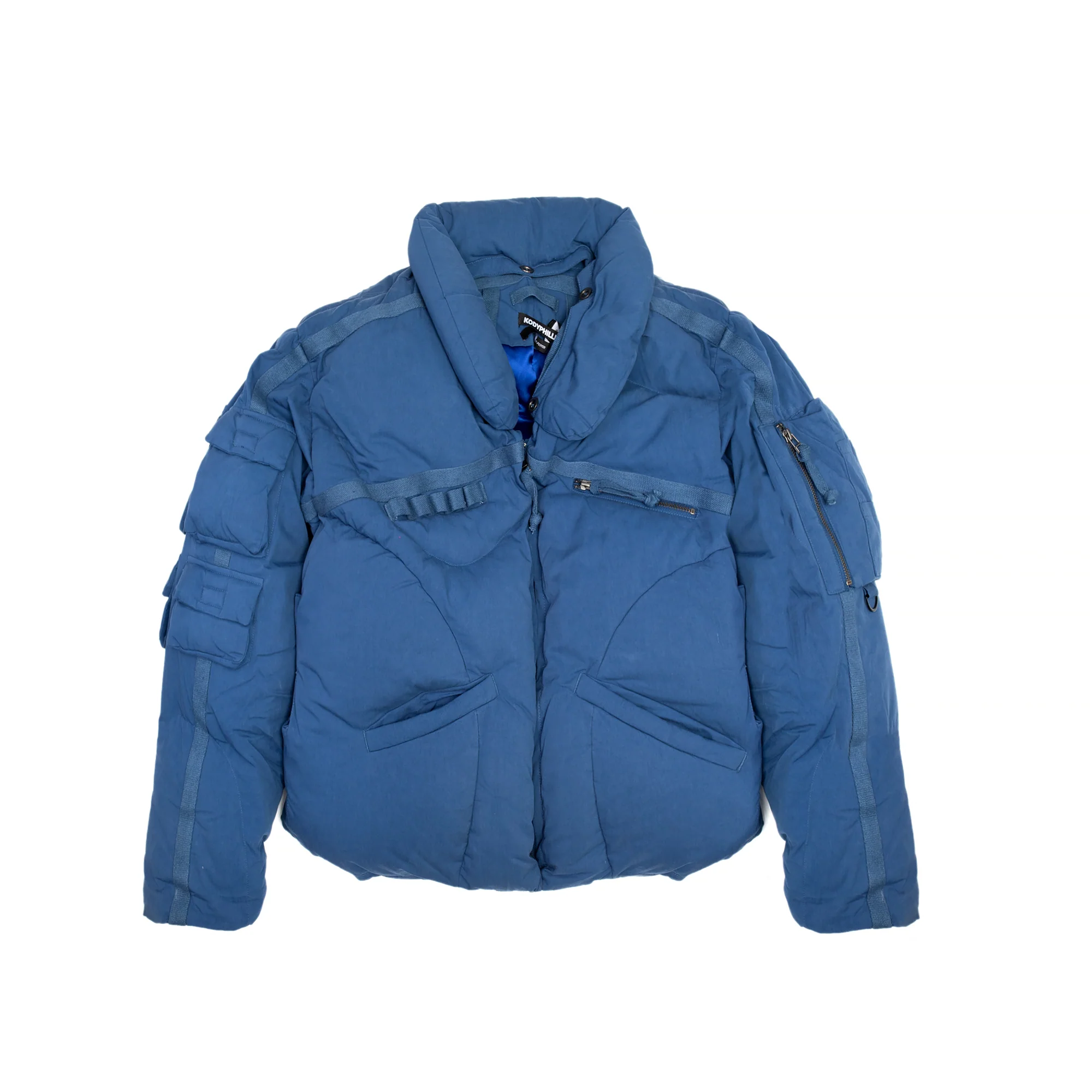 Kody Phillips Mens Cargo Puffer Jacket