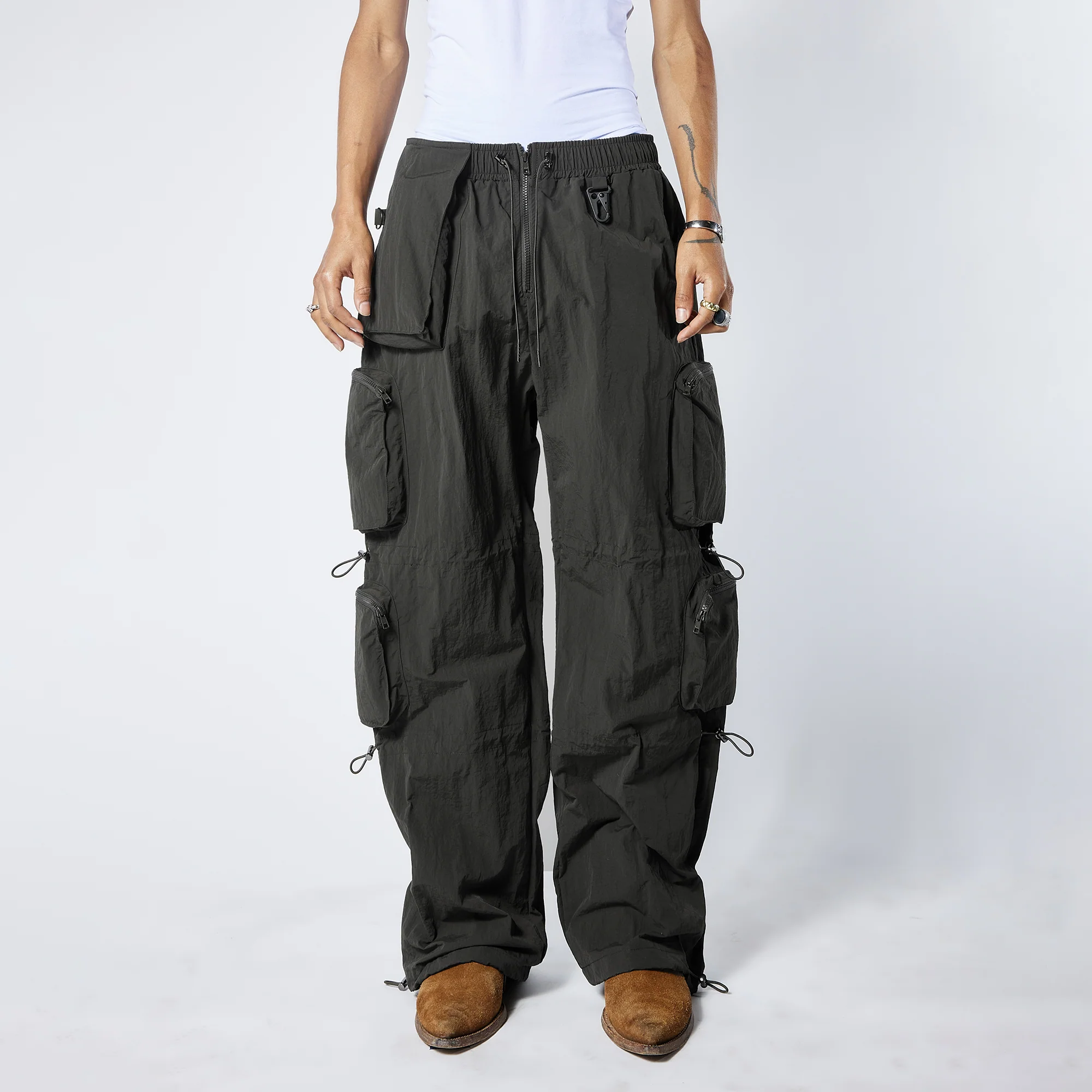 Kody Phillips Mens Nylon Parachute Pants - Image 2