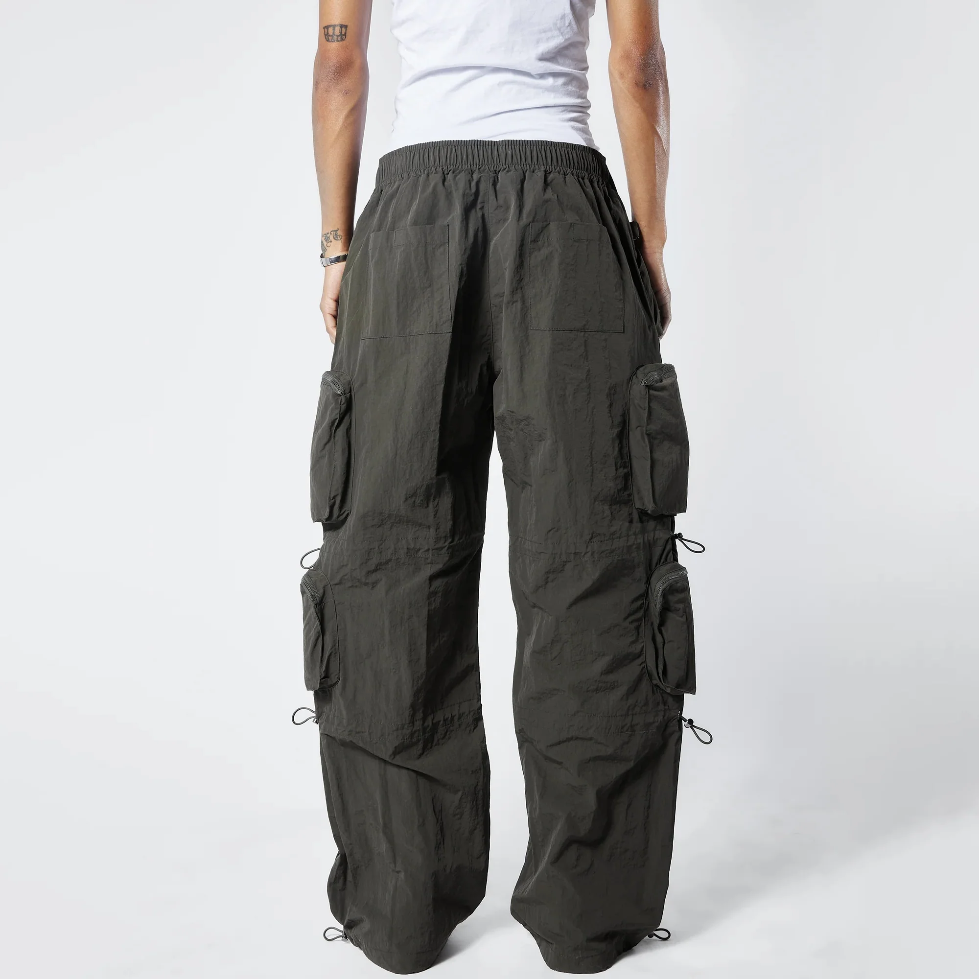Kody Phillips Mens Nylon Parachute Pants - Image 3