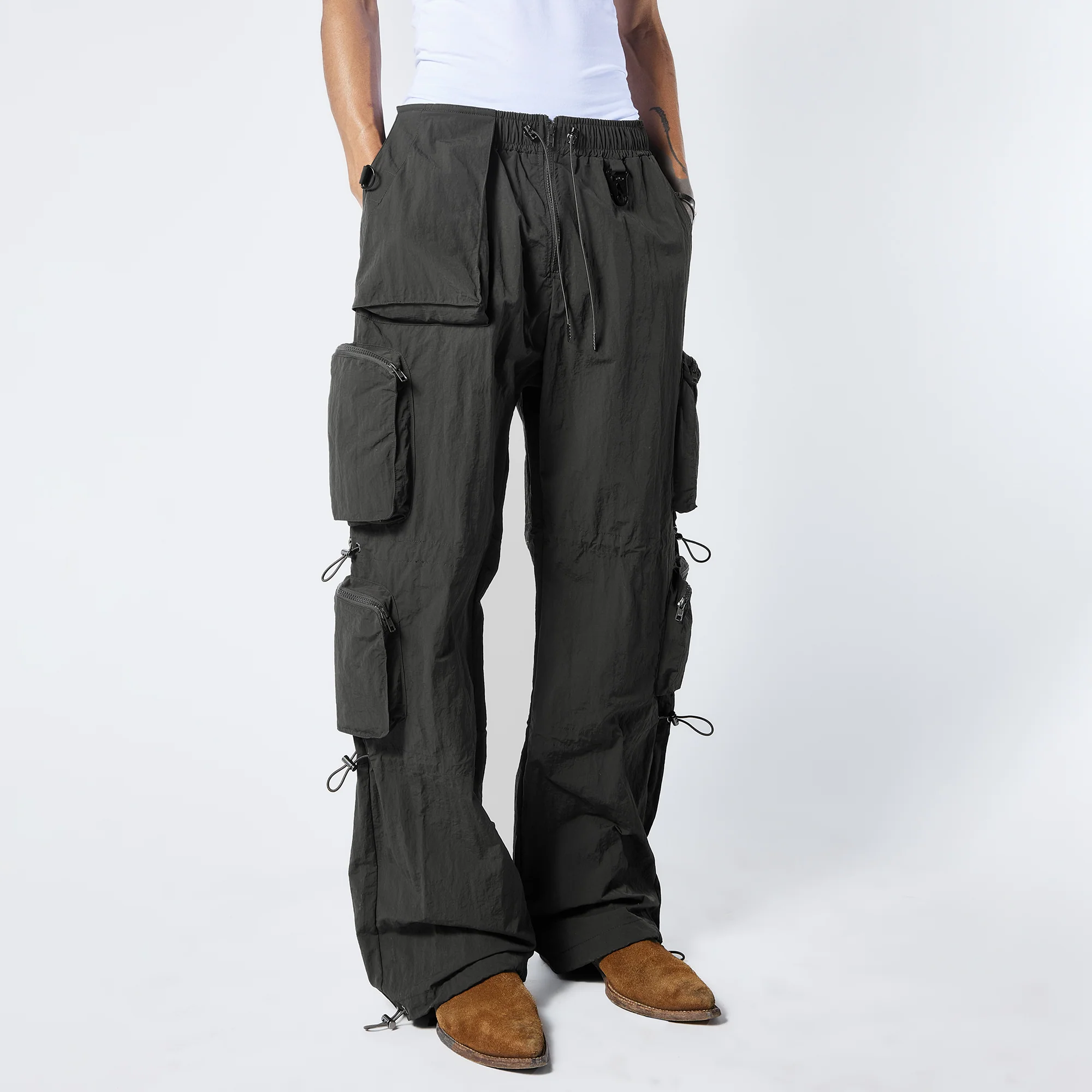 Kody Phillips Mens Nylon Parachute Pants - Image 4