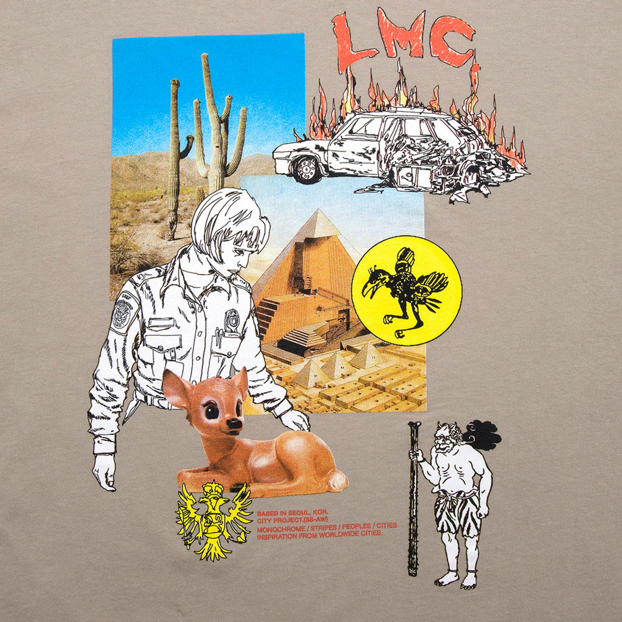 Lost Management Cities Mens Isolation Long Sleeve Tee - Image 3