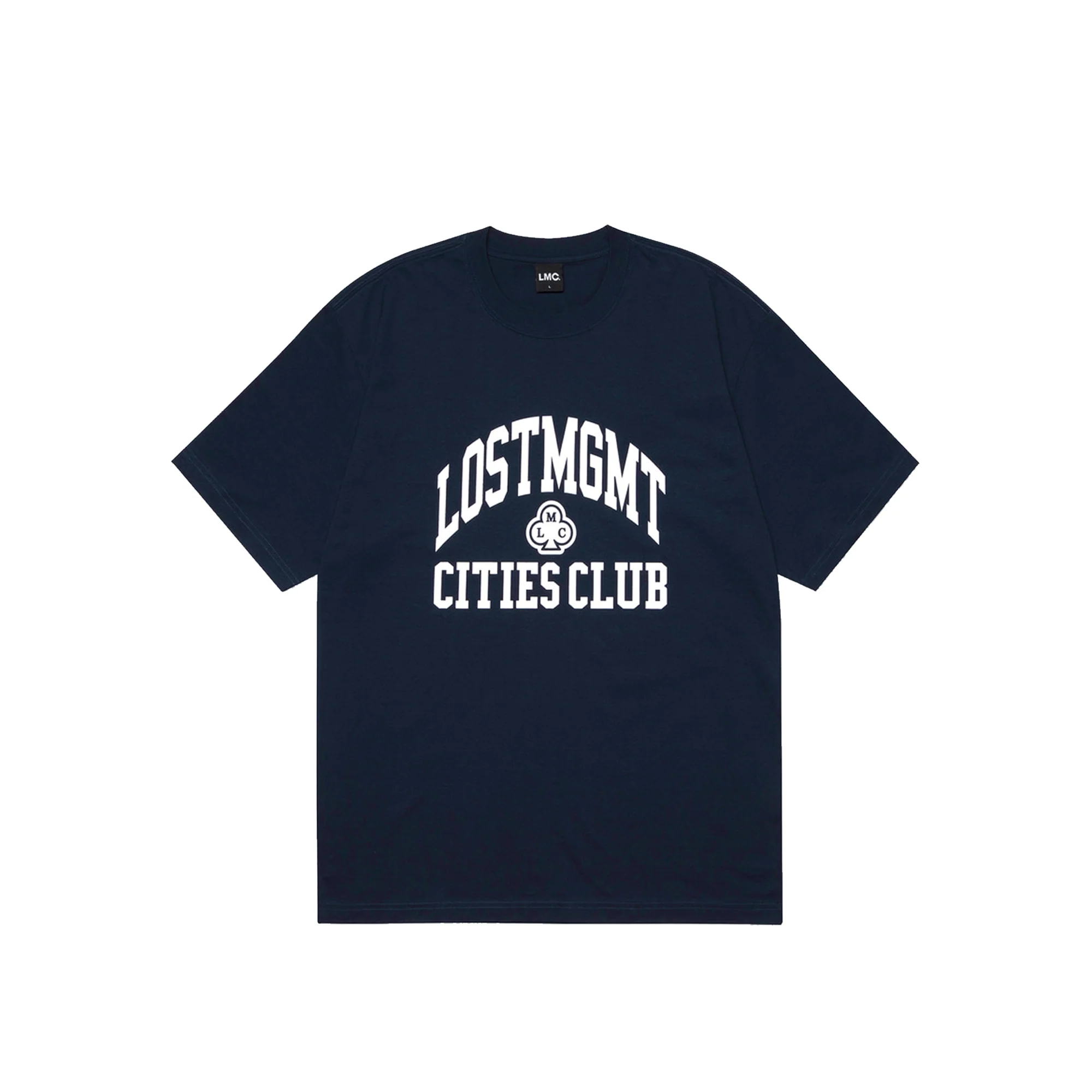 Lost Management Cities Club Athletic T-Shirt 'Navy'