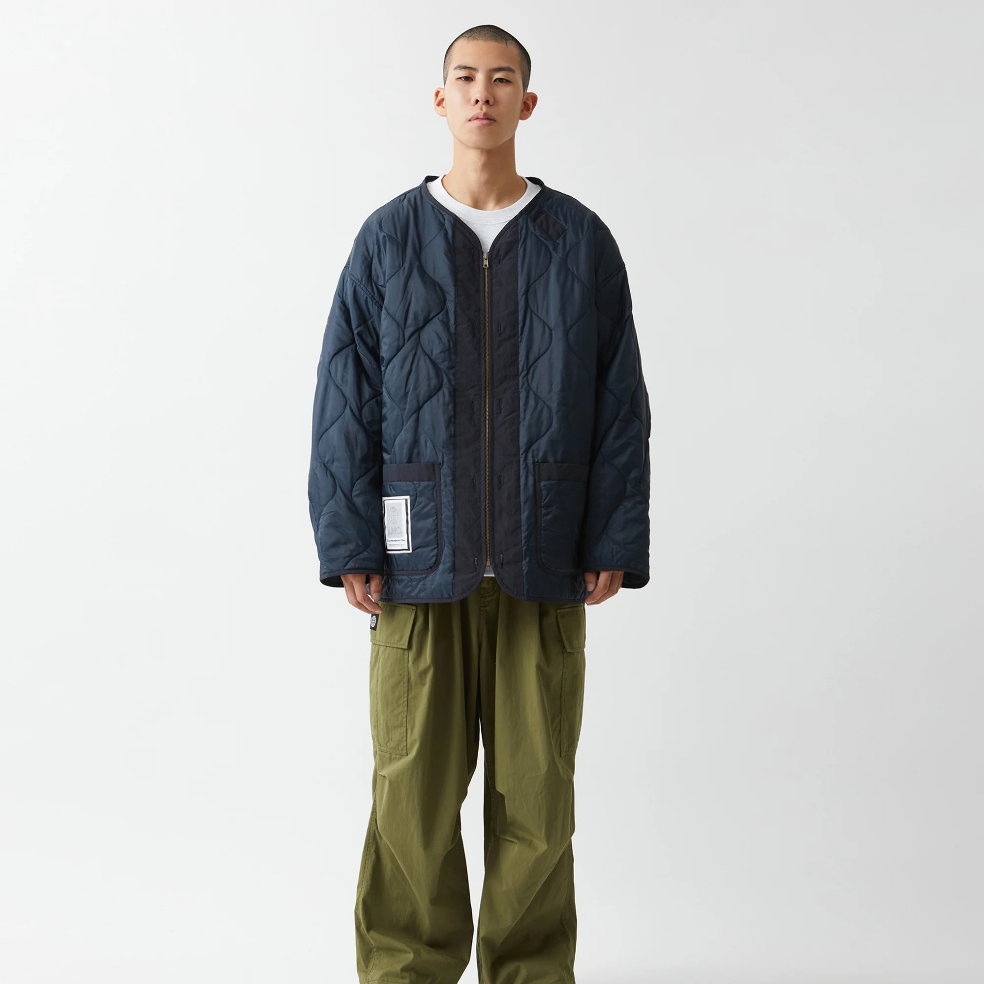 LMC Mens Quilted Liner Jacket 'Navy' - Image 3