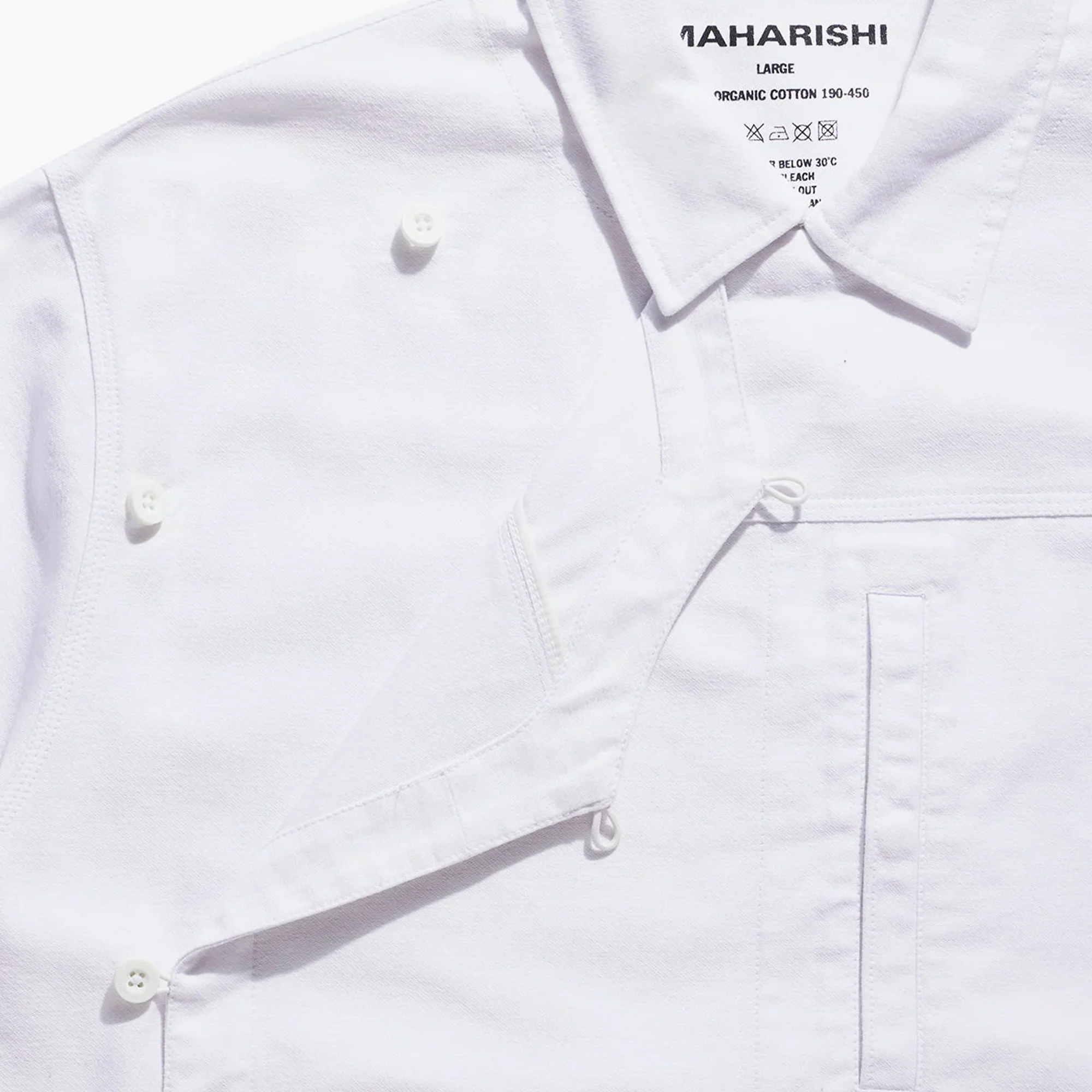 Maharishi Mens Asym Monk Shirt - Image 4