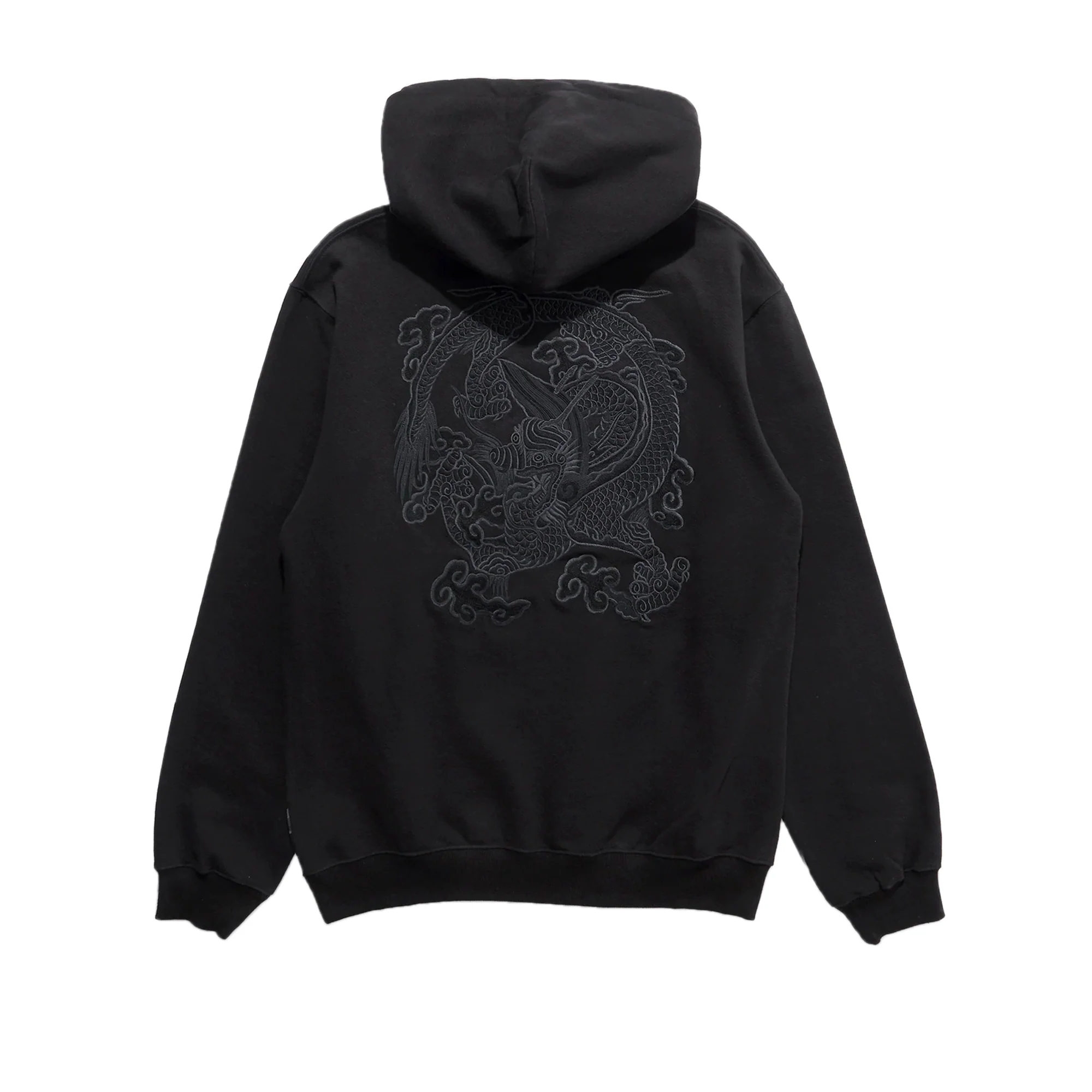 Maharishi Mens Maha Force Embroidered Hoodie Black - Image 2