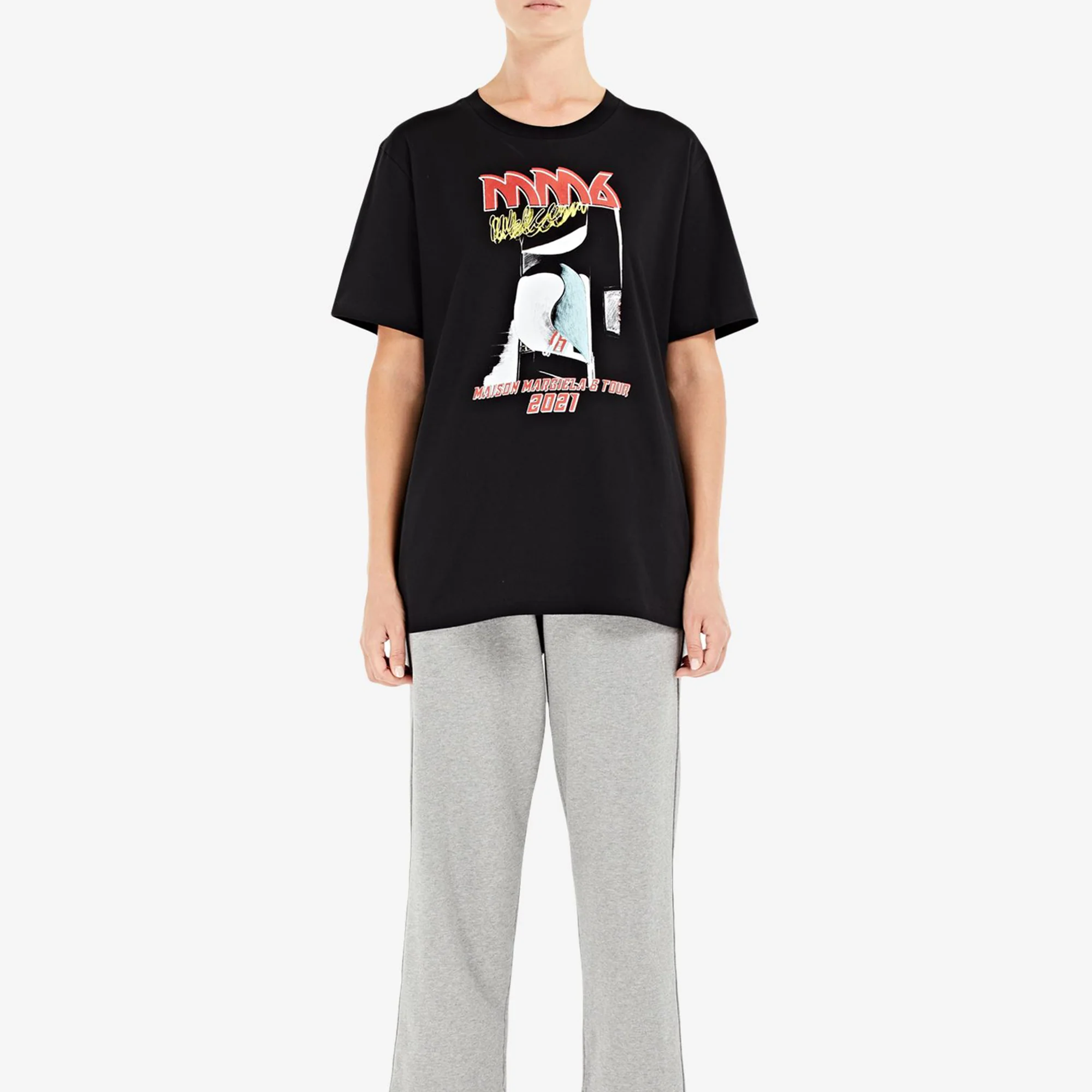 Maison Margiela MM6 Womens 6 Tour Tee - Image 2