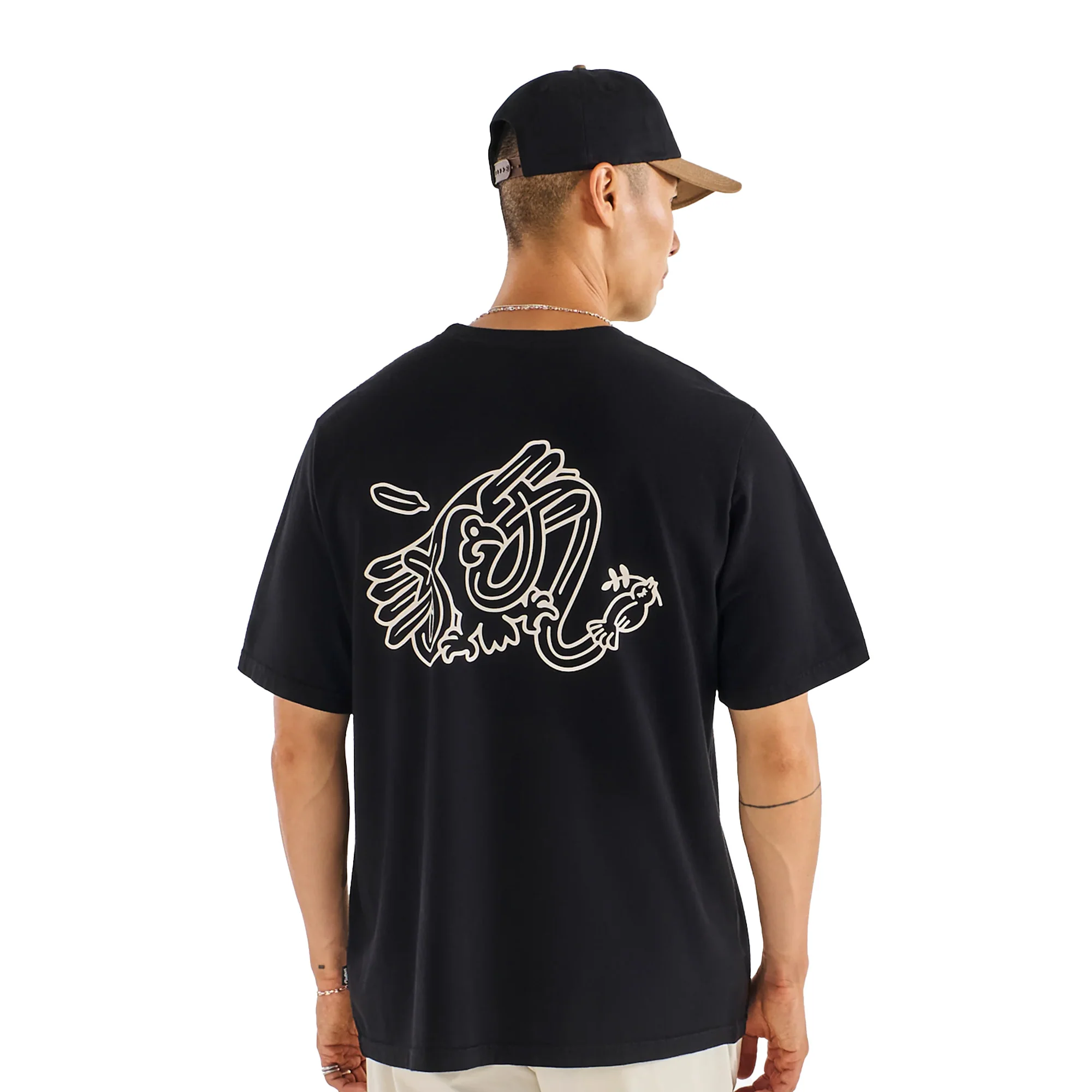 Malbon Golf Mens Bermuda Hawk & Dove Tee - Image 2