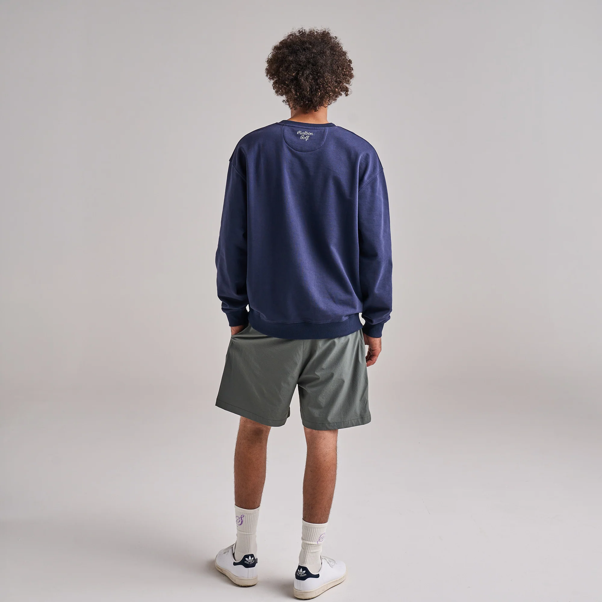Malbon Golf Mens Hillside Crewneck - Image 3