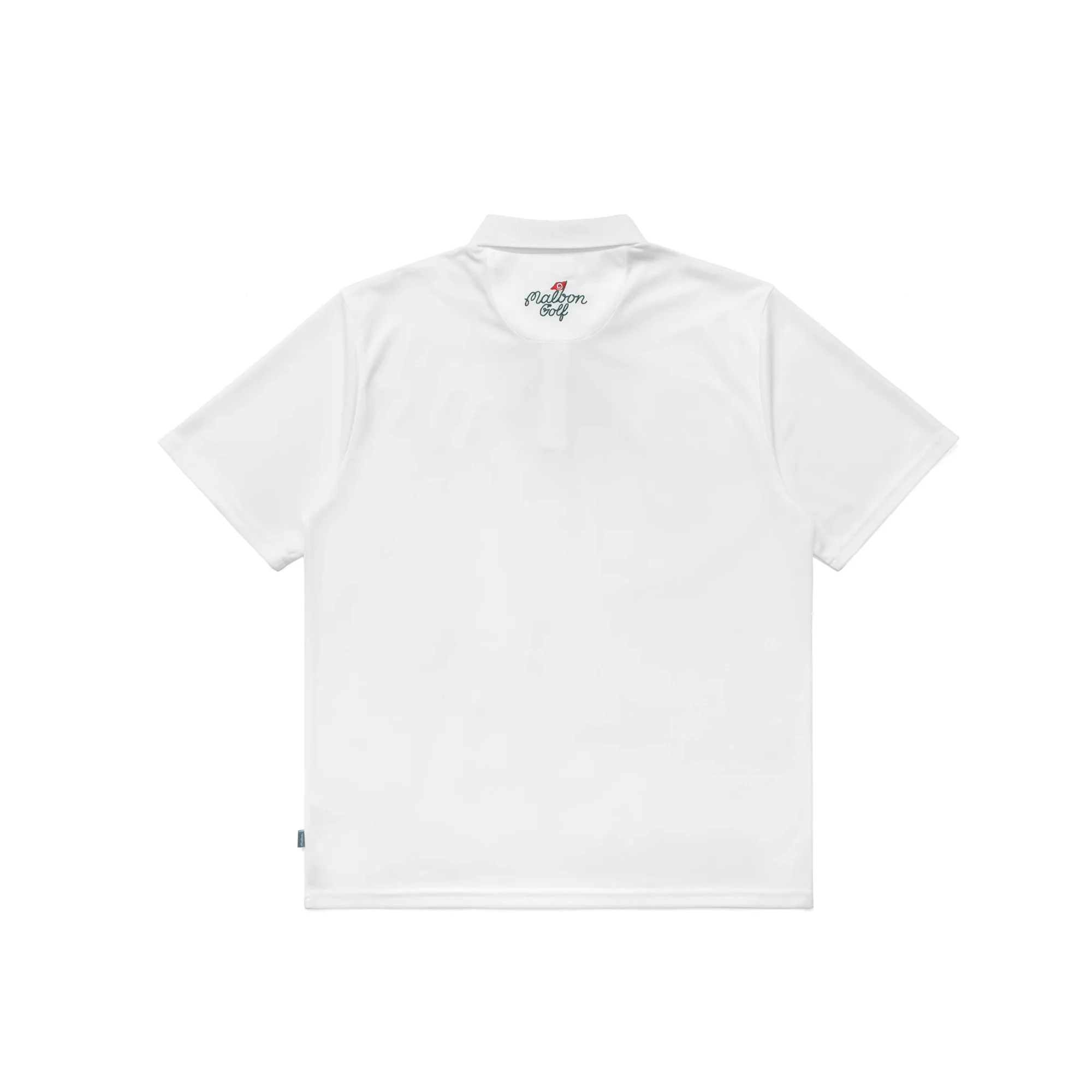 Malbon Golf Mens Pimento Performance Pique Polo Shirt - Image 3