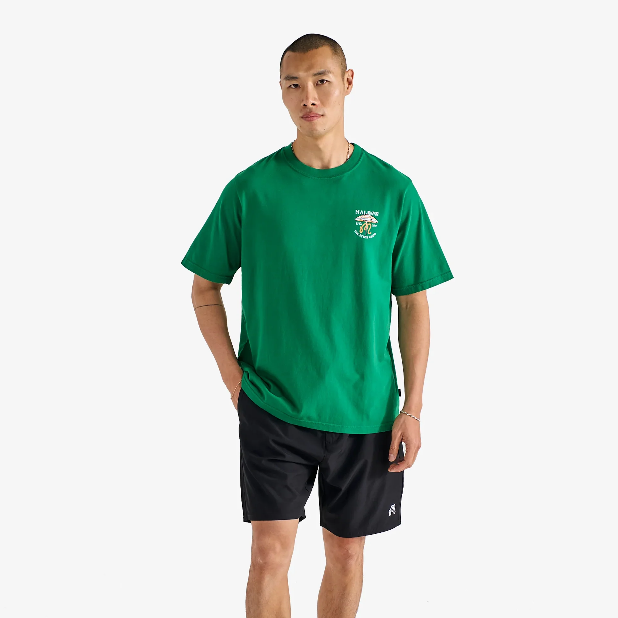 Malbon Golf Mens Vacation Club SS Tee - Image 3