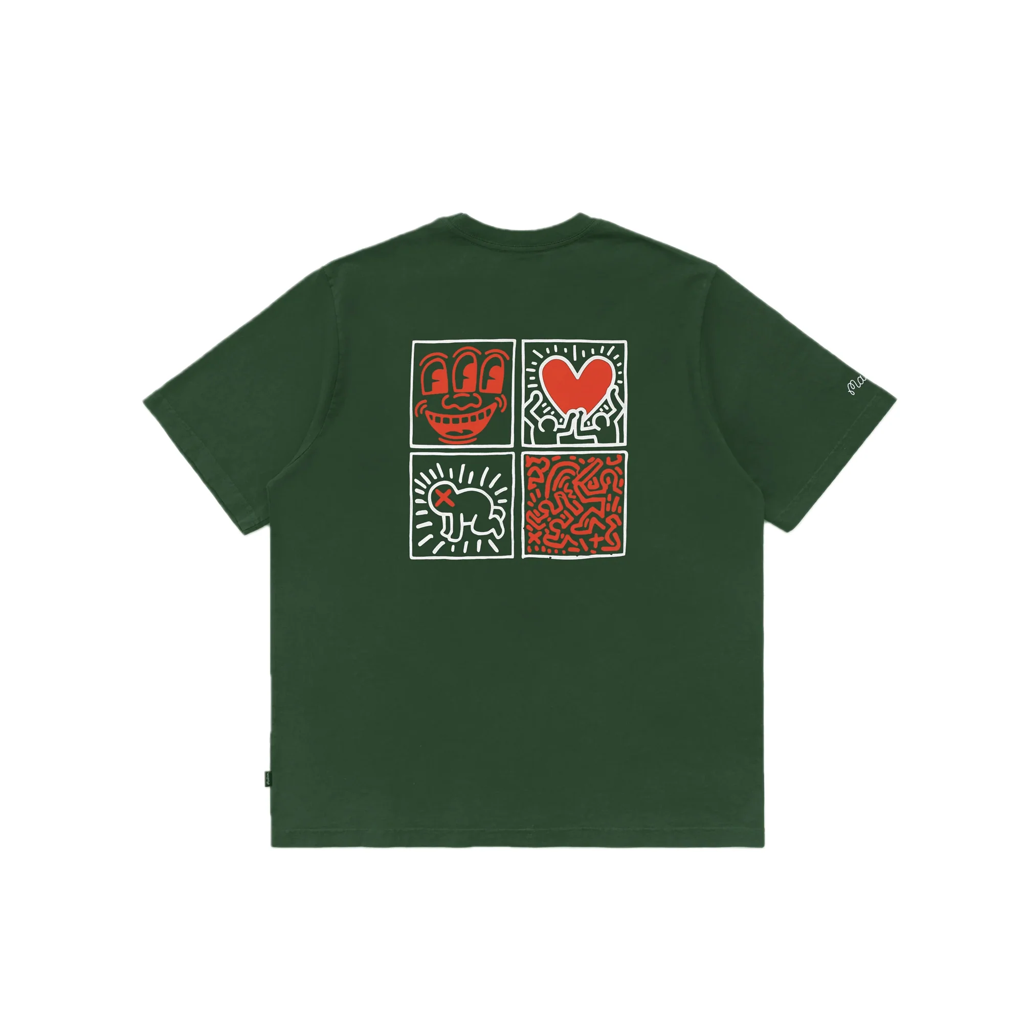 Malbon x Keith Haring Mens Pocket Tee - Image 2