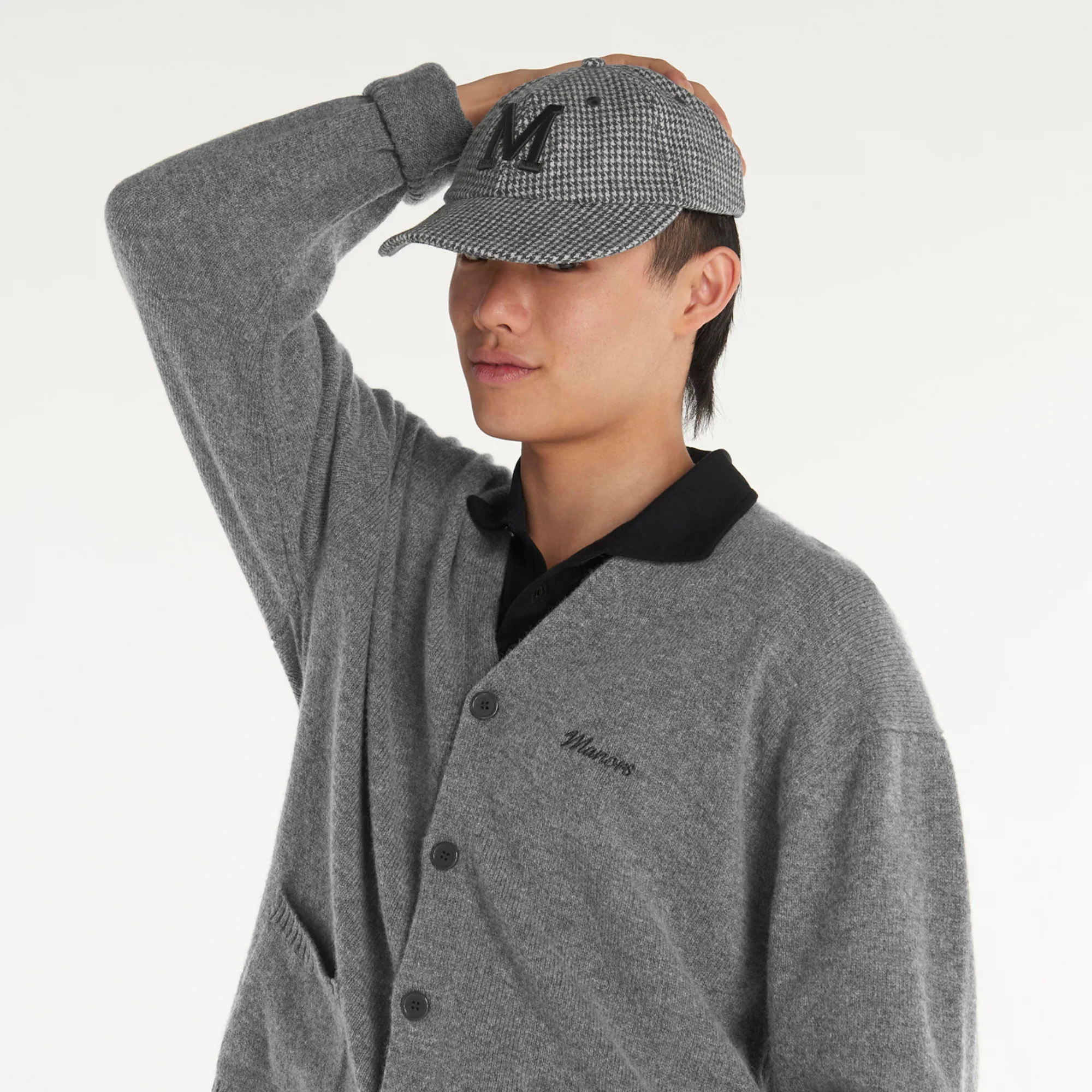 Manors Mens Wool Cap 'Houndstooth' - Image 3
