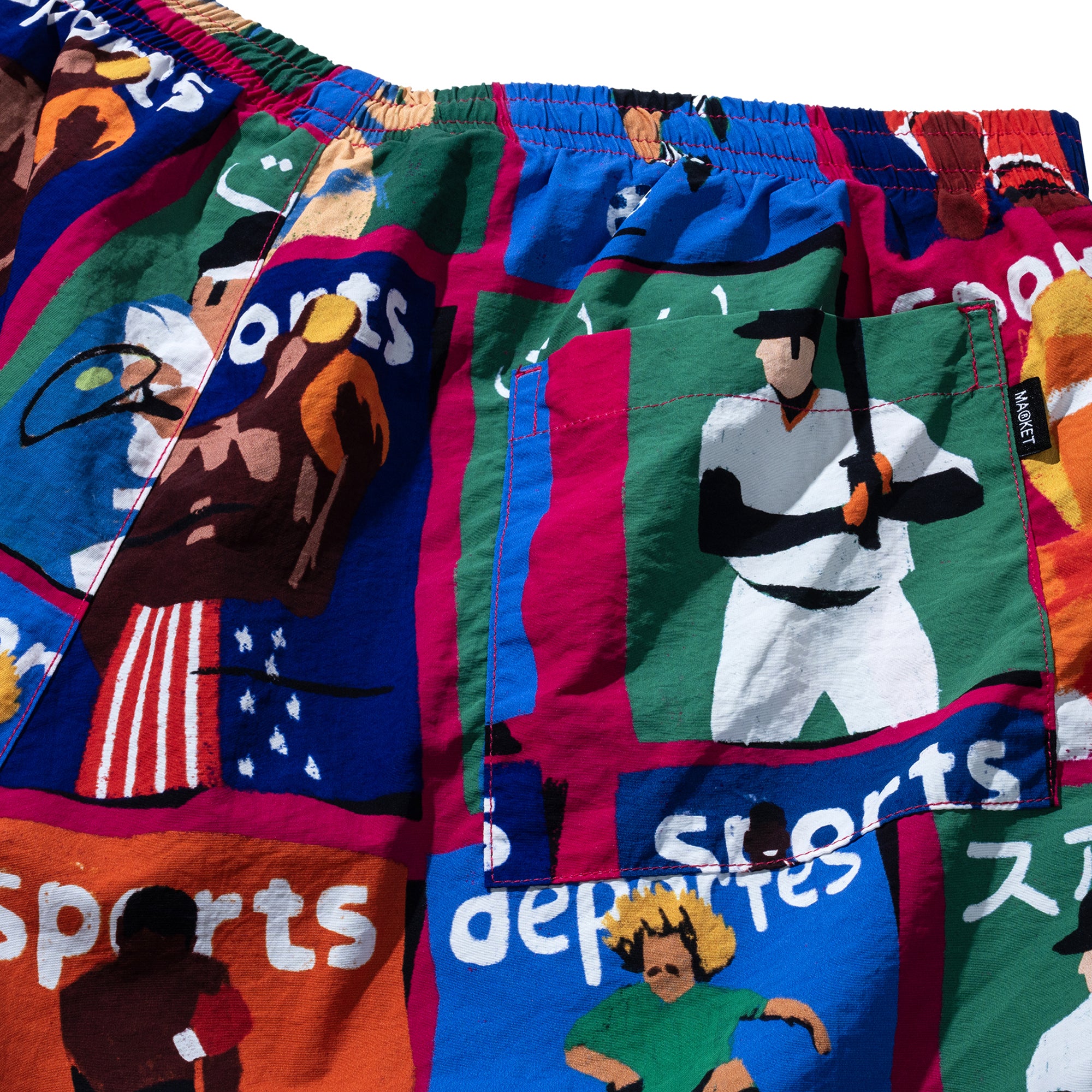 Market Mens Illustrated Tech Shorts - Image 4