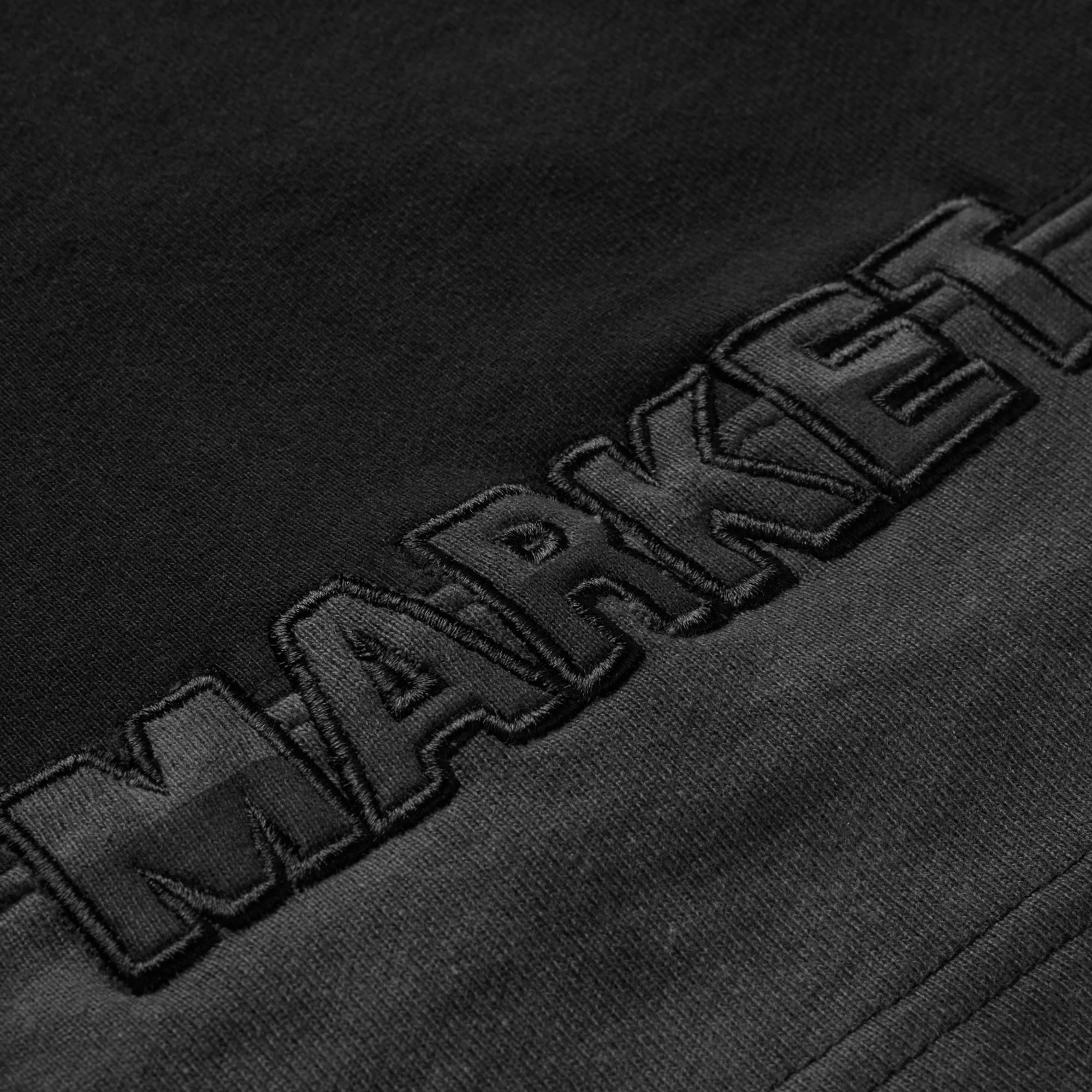 Market Mens Market Split Tie Dye Sweatshorts Black - Image 3