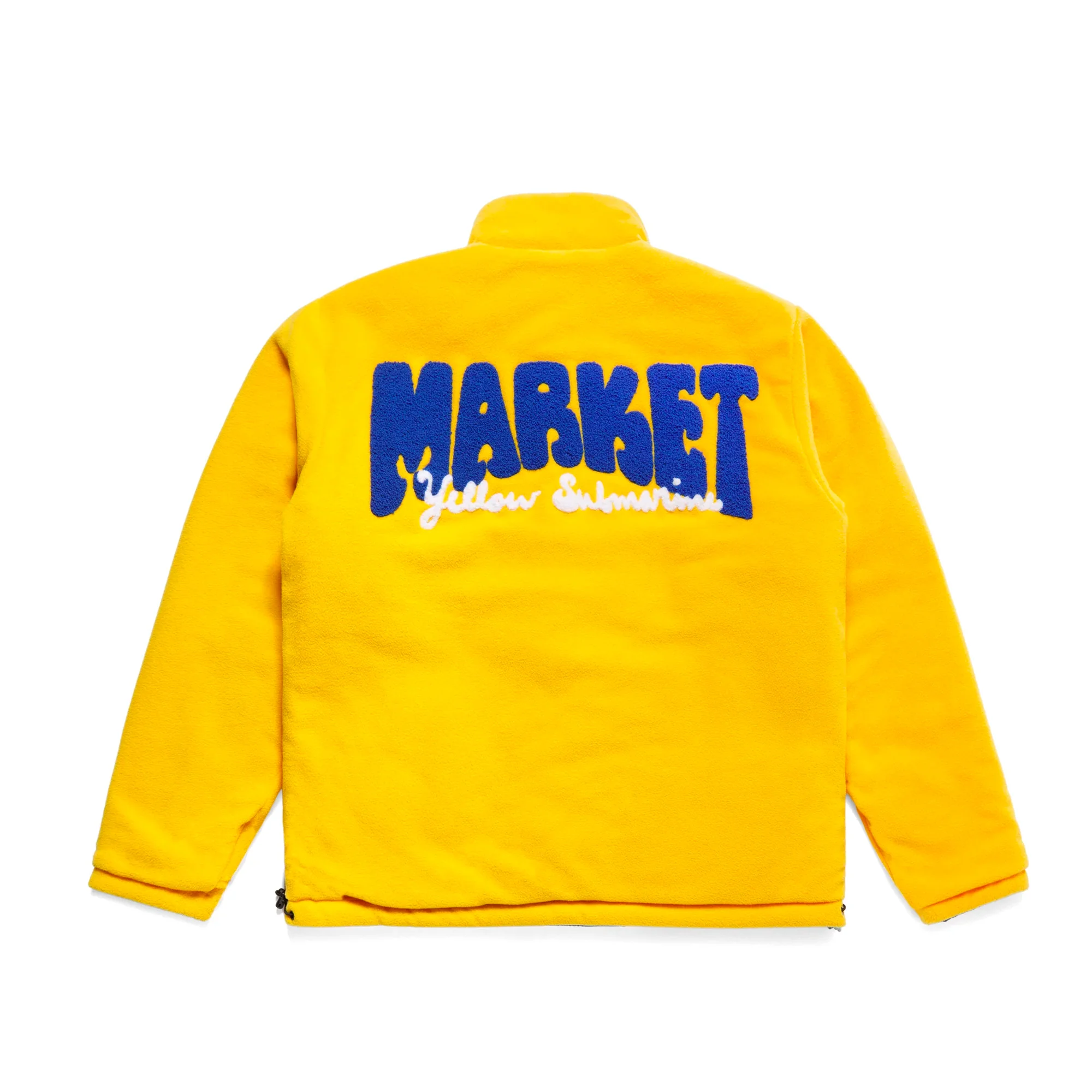 Market Yellow Submarine Mens Reversible AOP Nylon Puffer Jacket - Image 2