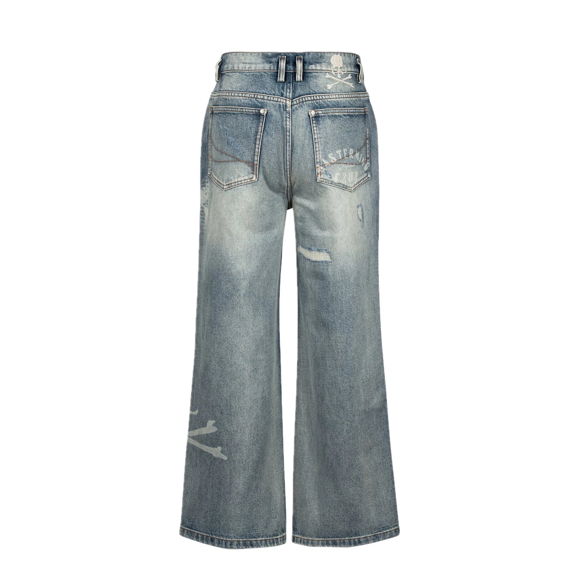 Mastermind JAPAN x C2H4 Mens Totem Laser Jeans - Image 4