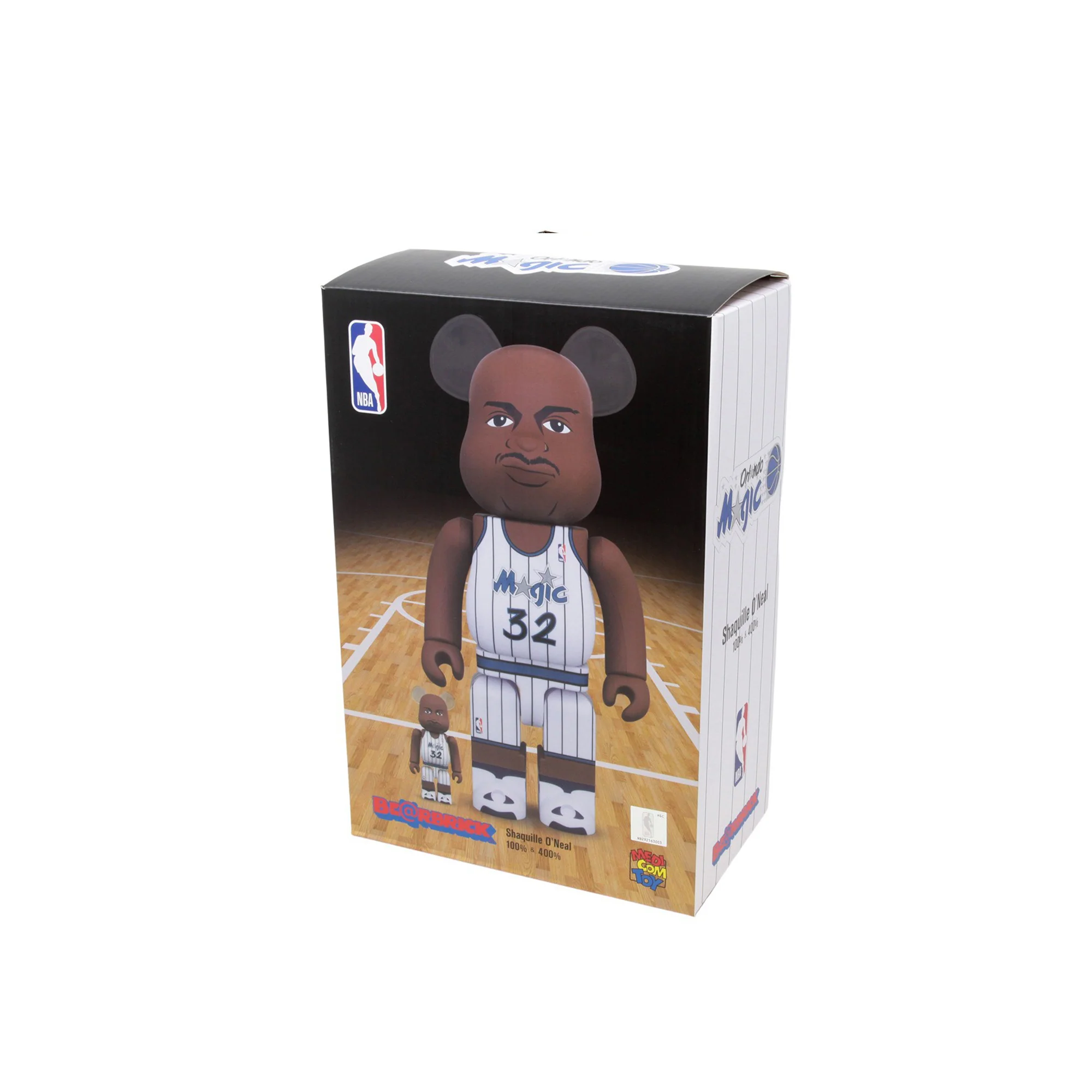 Medicom Be@rbrick Shaquille O'Neal (Orlando Magic) 100% & 400% Set - Image 3