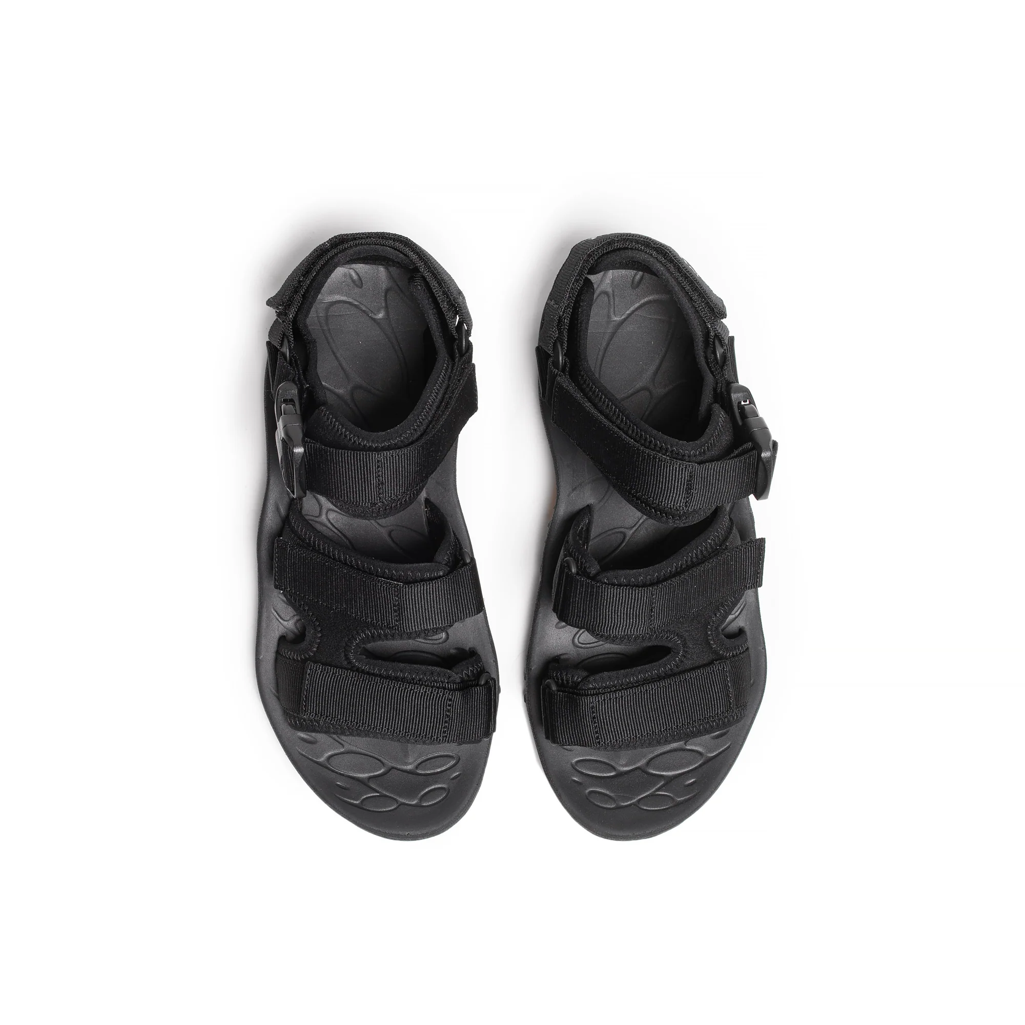 Merrell Mens Kahuna 3-Strap Sandals 'Black' - Image 2