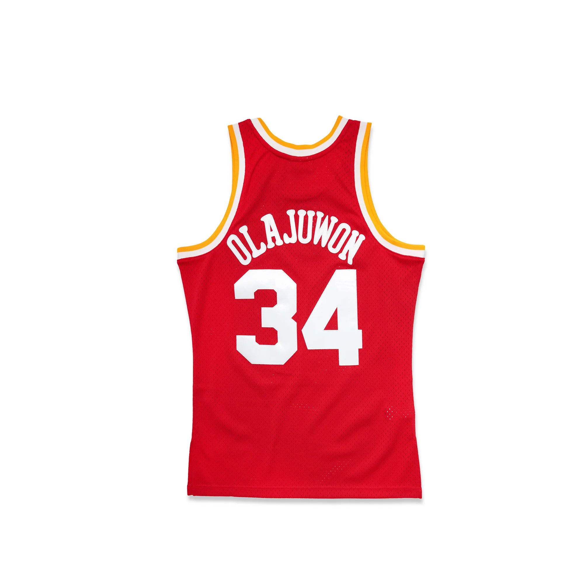 Mitchell & Ness Men's Hakeem Olajuwan Replica Jersey - Scarlet - Image 2