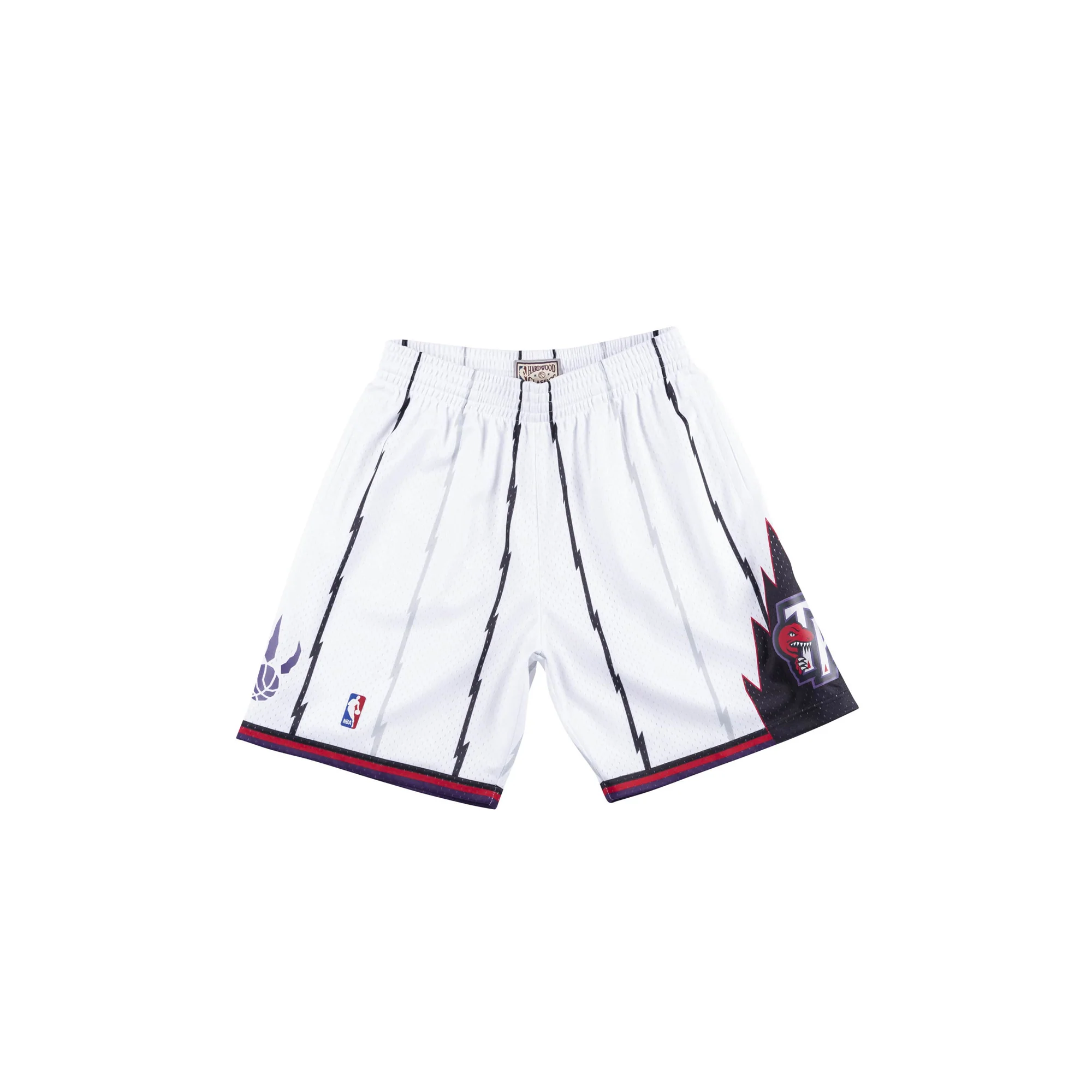 Mitchell & Ness Mens Toronto Raptors Swingman Shorts 'White'