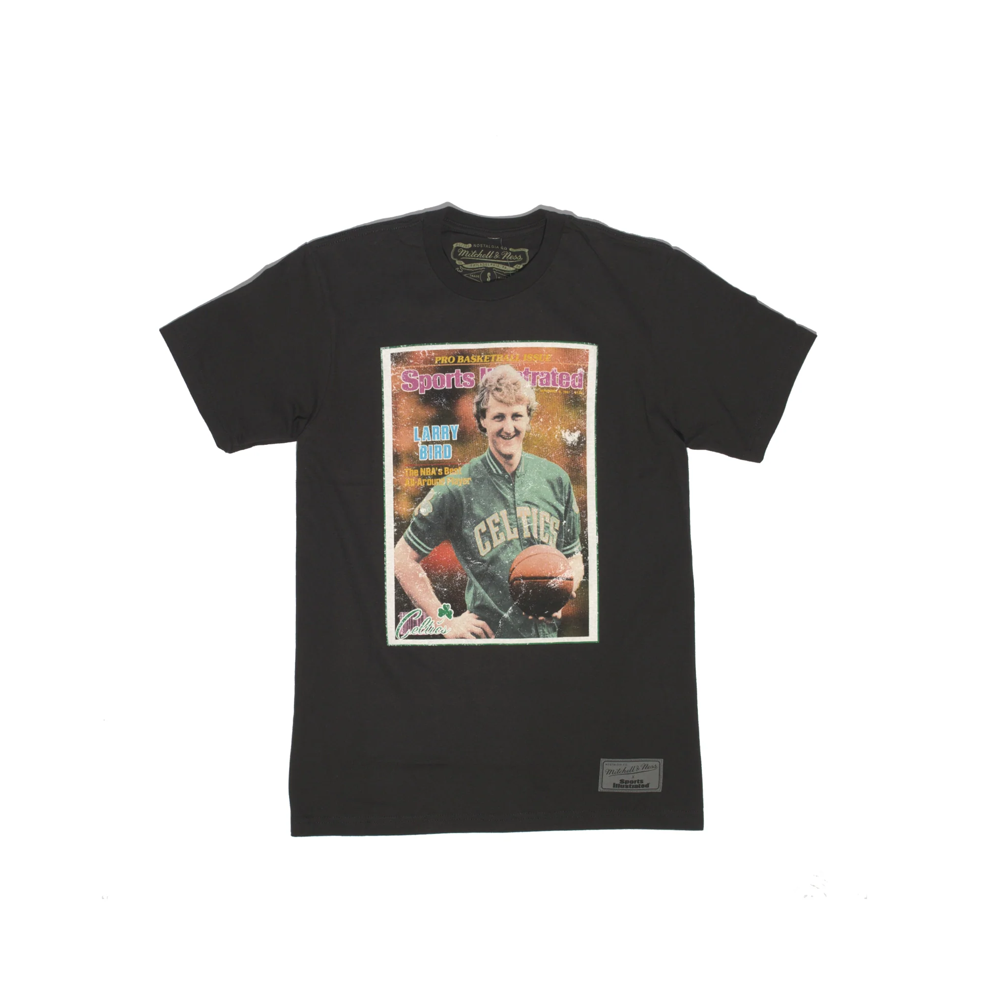 Mitchell & Ness Boston Celtics Larry Bird SI Photo Tee 'Black'