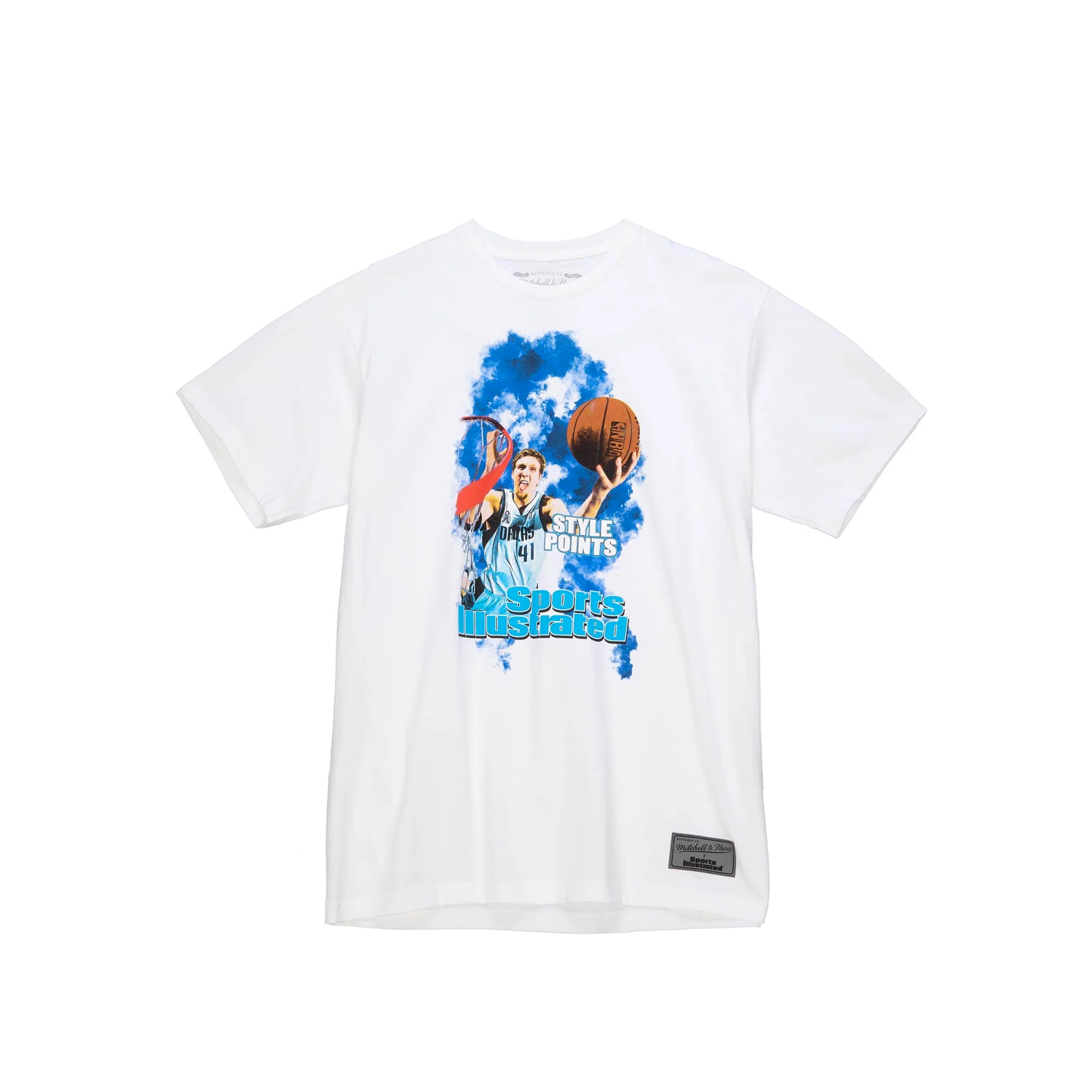 Mitchell & Ness Dallas Mavericks Dirk Nowitzki SI Photo Tee 'White'