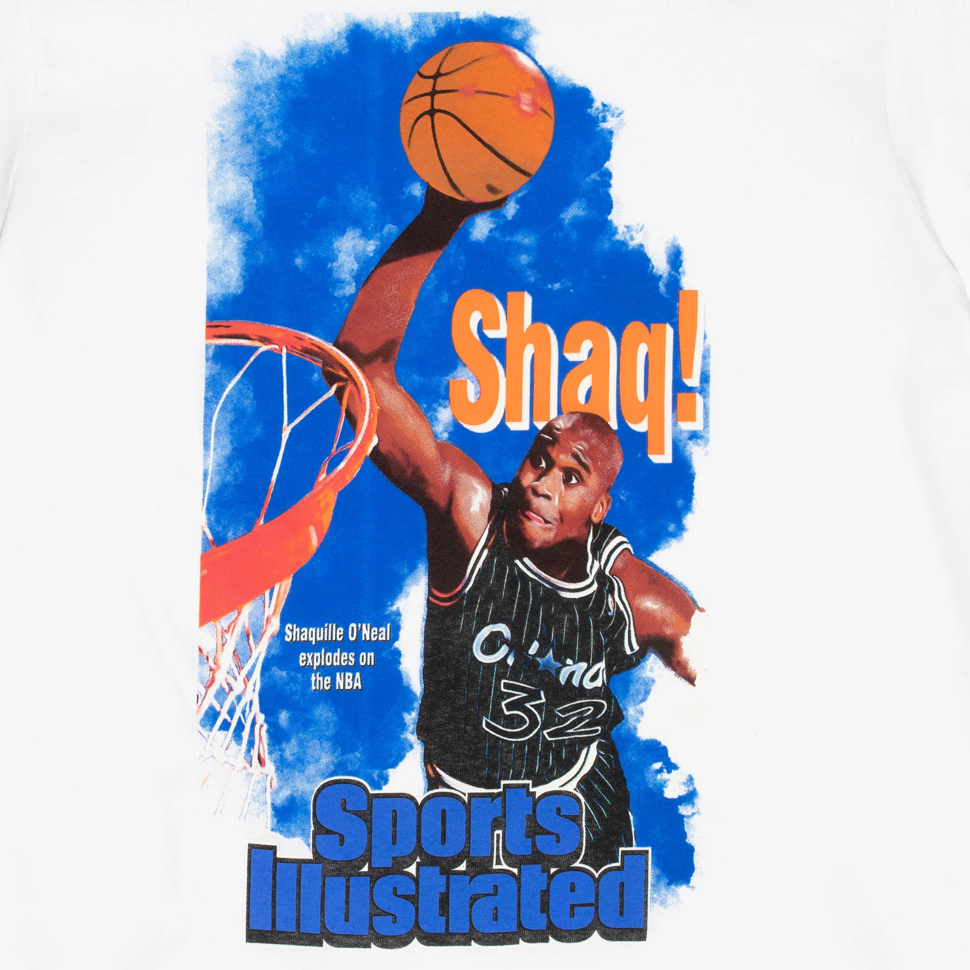 Mitchell & Ness Orlando Magic Shaquille O'Neal SI Photo Tee 'White' - Image 2