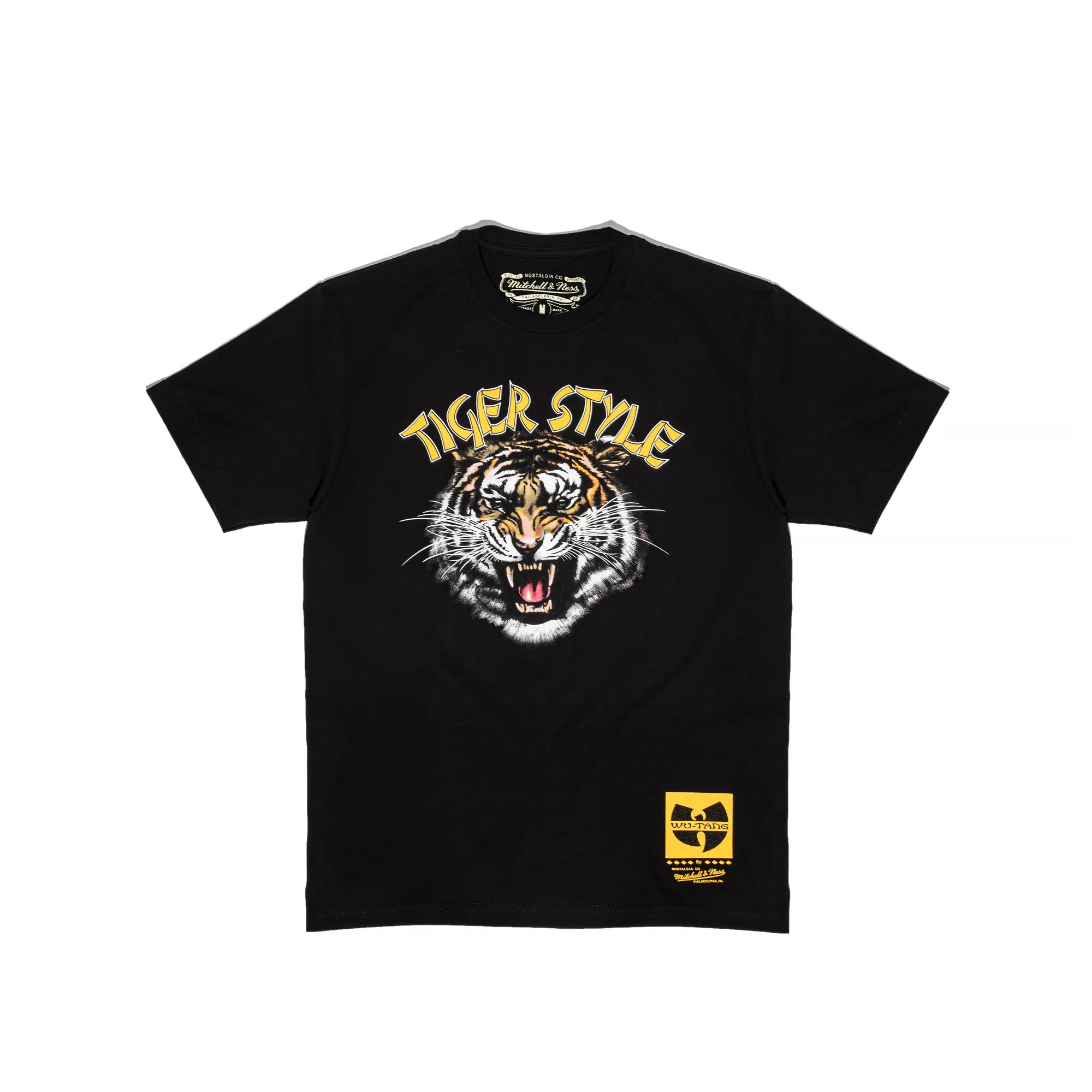 Mitchell & Ness x Extra Butter x Hulu Mens Wu Tang Tiger Tee 'Black'