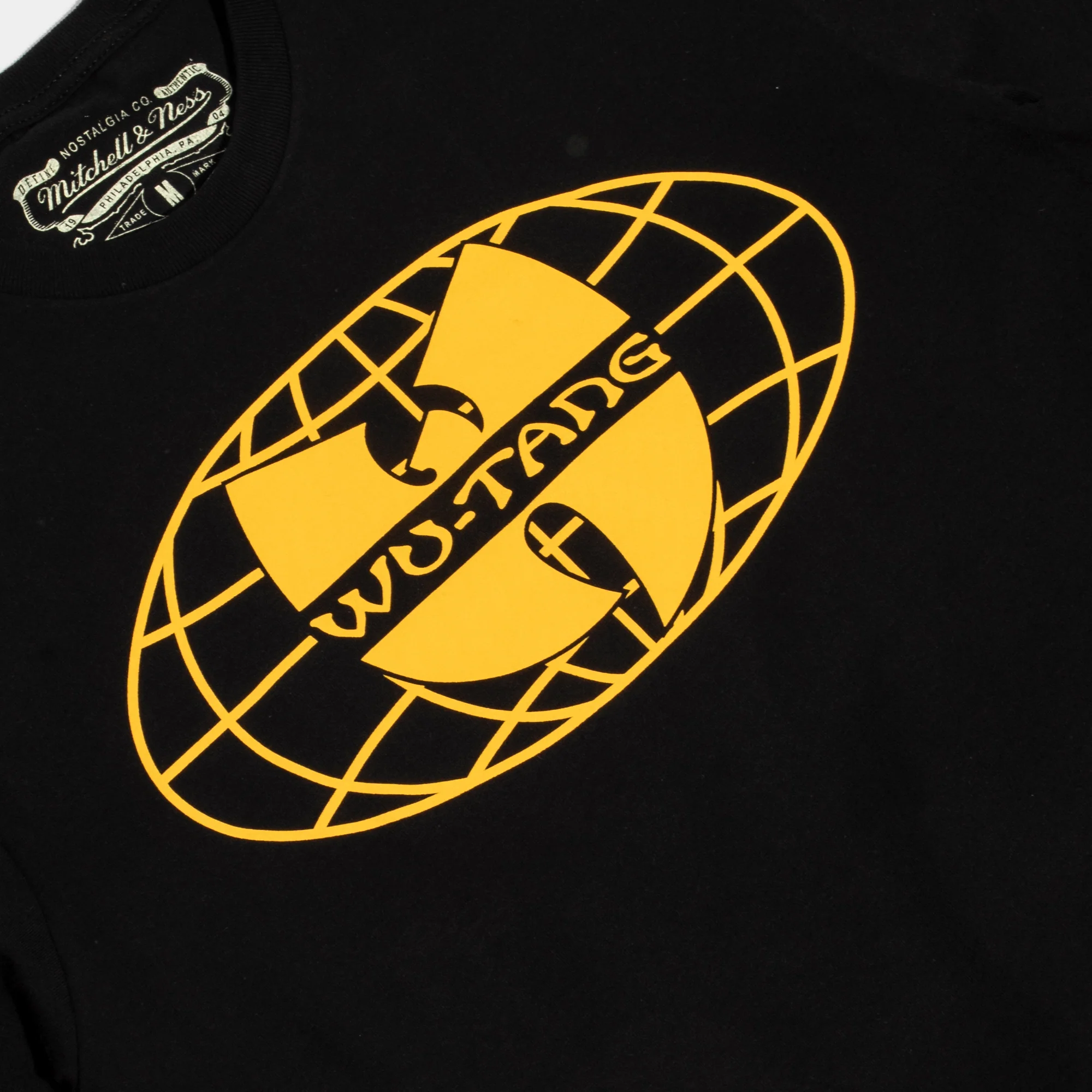 Mitchell & Ness x Extra Butter x Hulu Mens Wu Tang Worldwide Tee 'Black' - Image 2