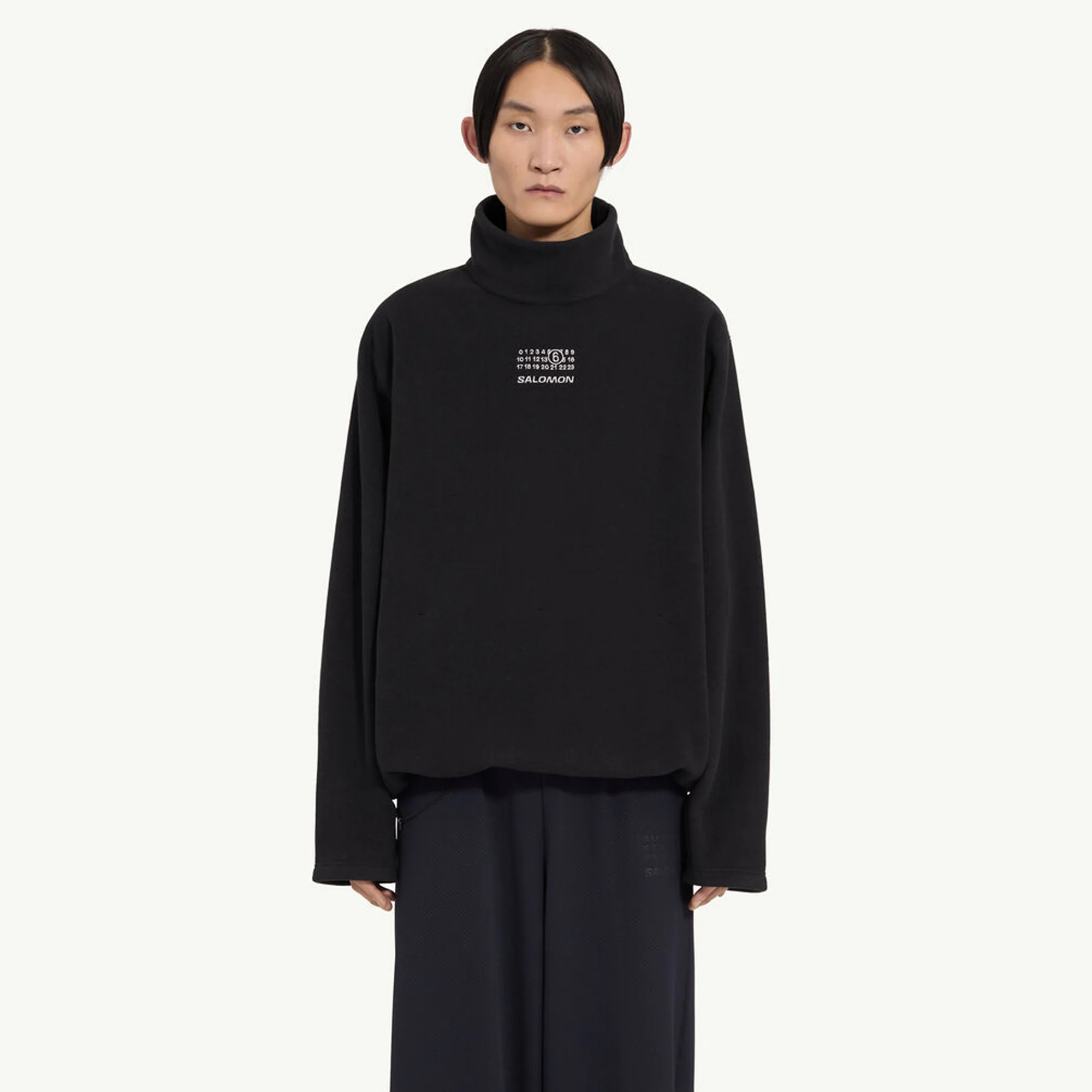 MM6 Maison Margiela x Salomon Mens Technical Fleece Sweatshirt - Image 2