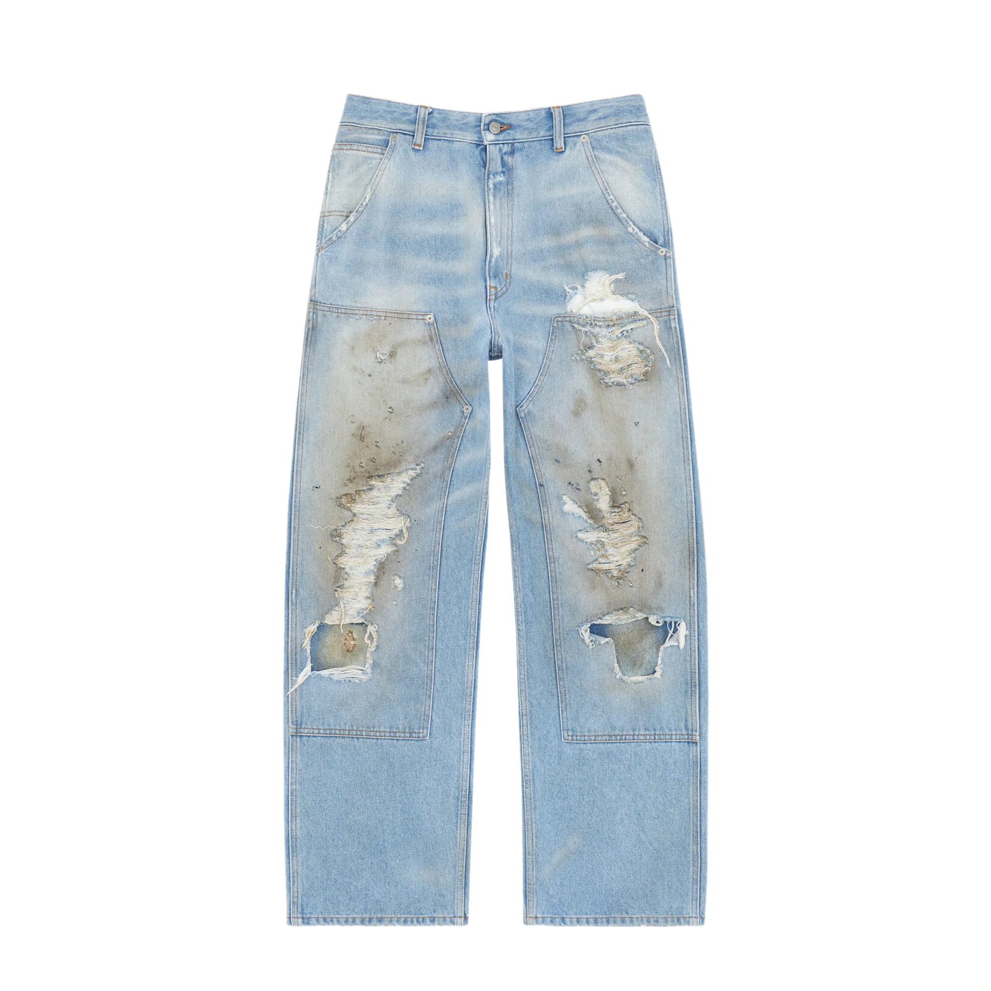MM6 Maison Margiela Mens Distressed Jeans