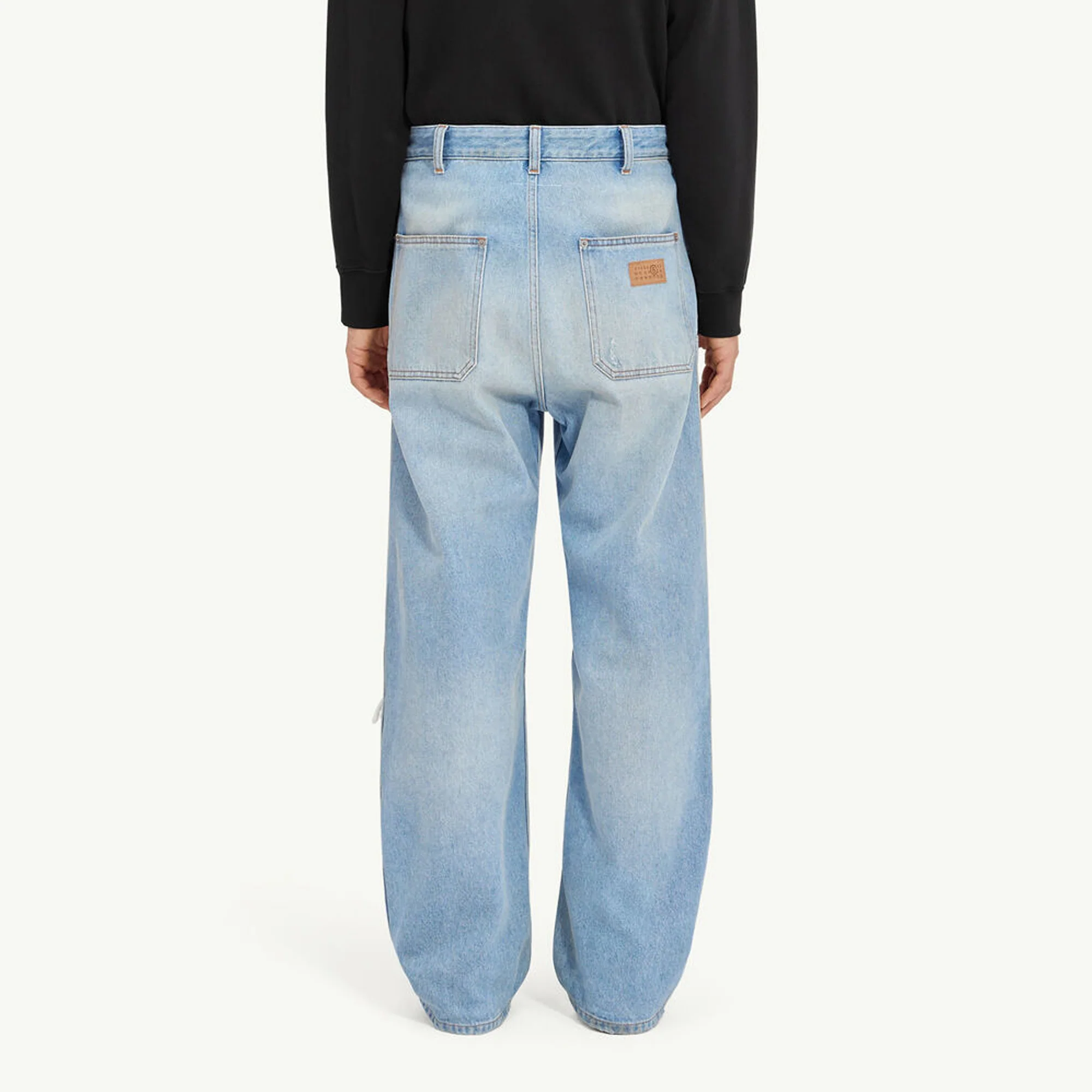 MM6 Maison Margiela Mens Distressed Jeans - Image 3
