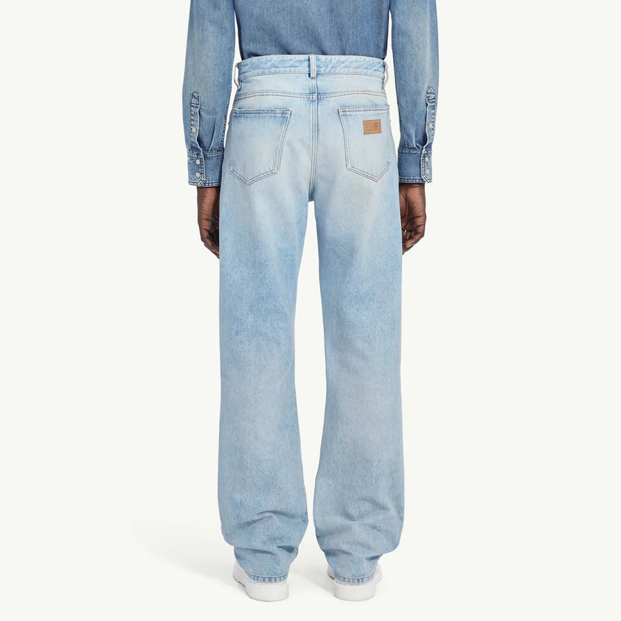 MM6 Maison Margiela Mens Patchwork Jeans - Image 3
