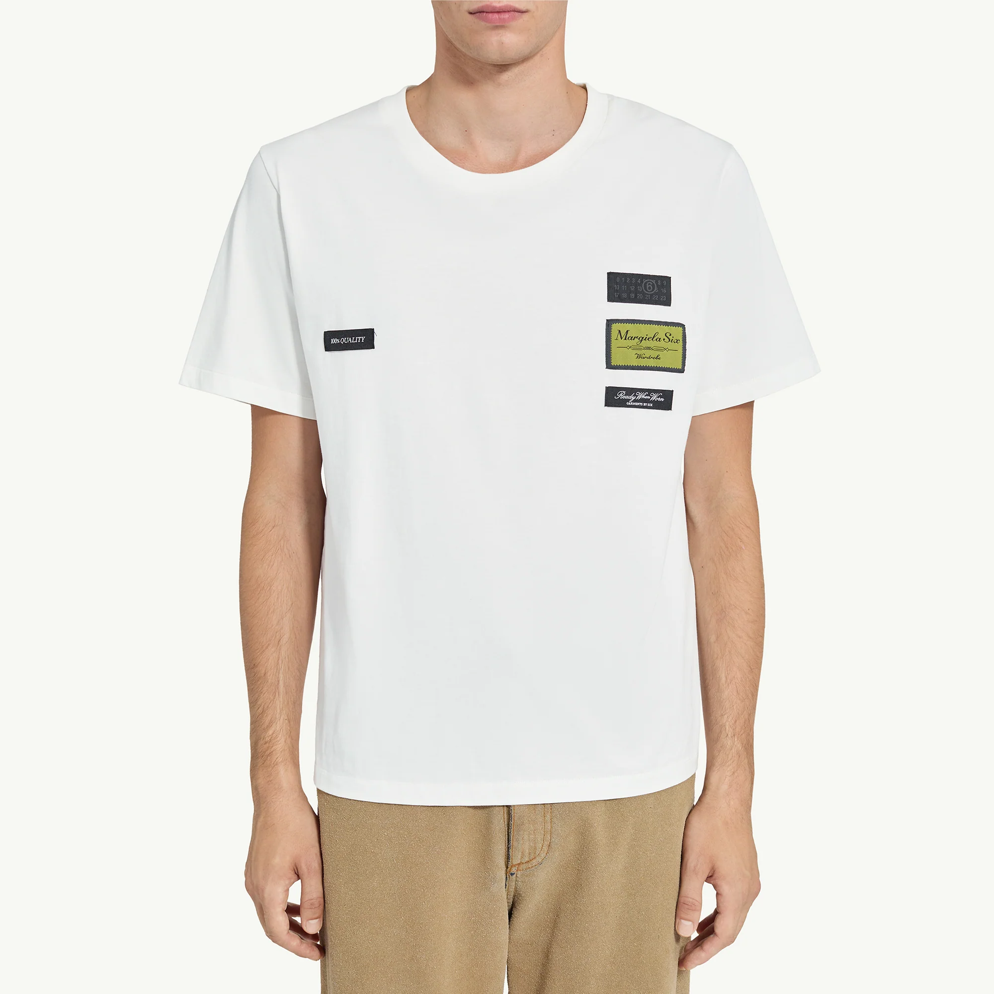 MM6 Maison Margiela Mens Label Patch Tee - Image 2