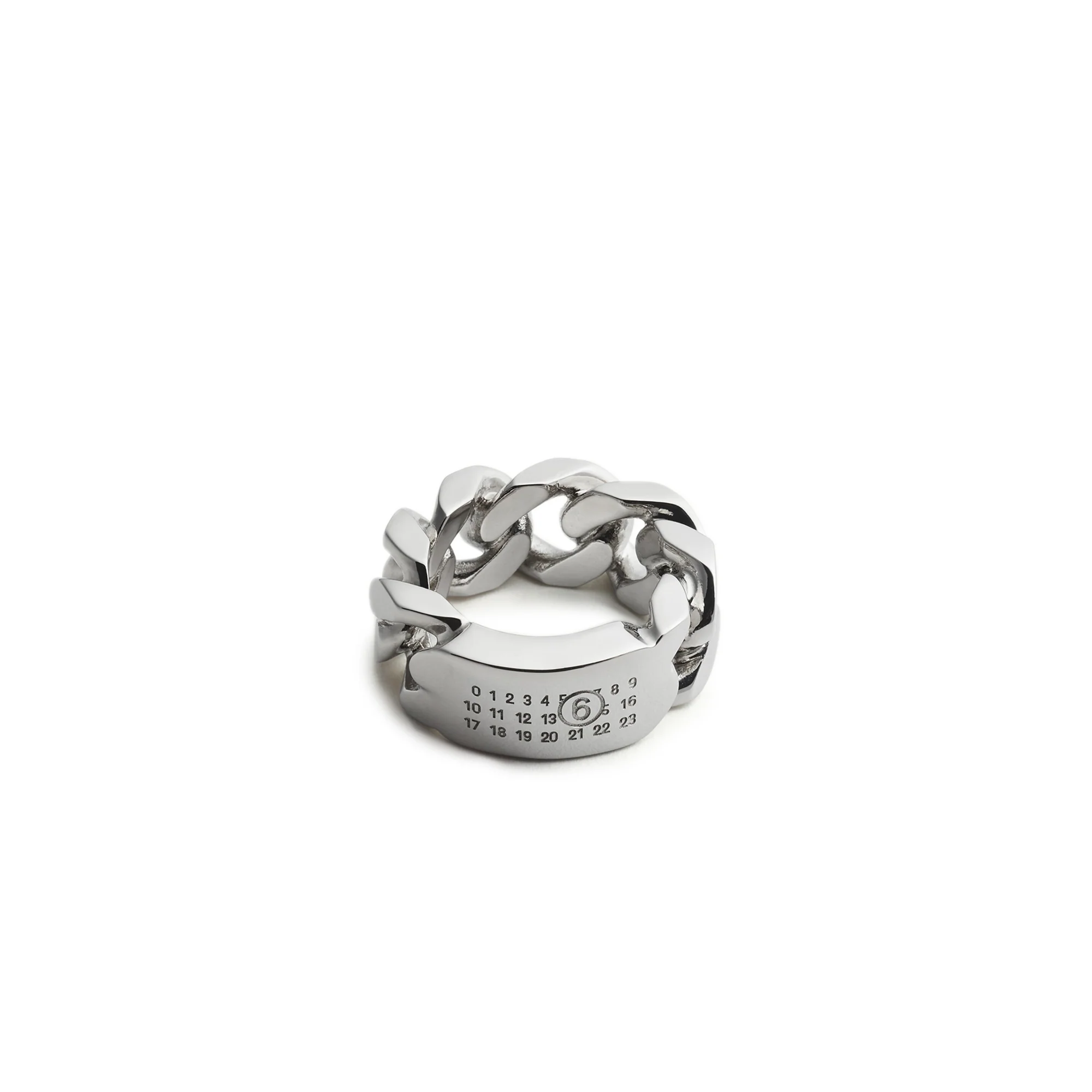 MM6 Maison Margiela Minimal Logo 3mm Ring