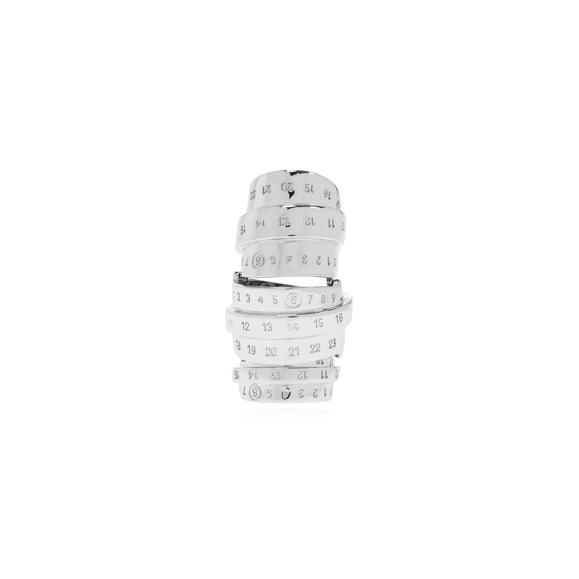 MM6 Maison Margiela Minimal Logo 4mm Ring