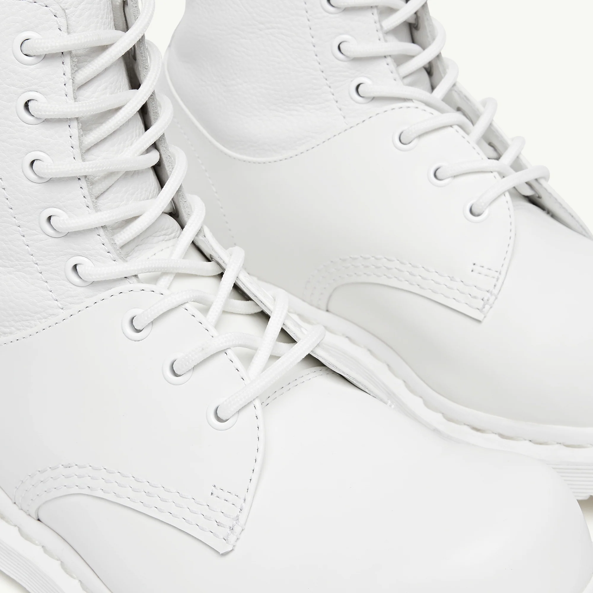 MM6 Maison Margiela x Dr Martens Womens 1460 8-Eye No Steel Toe Shoes - Image 4