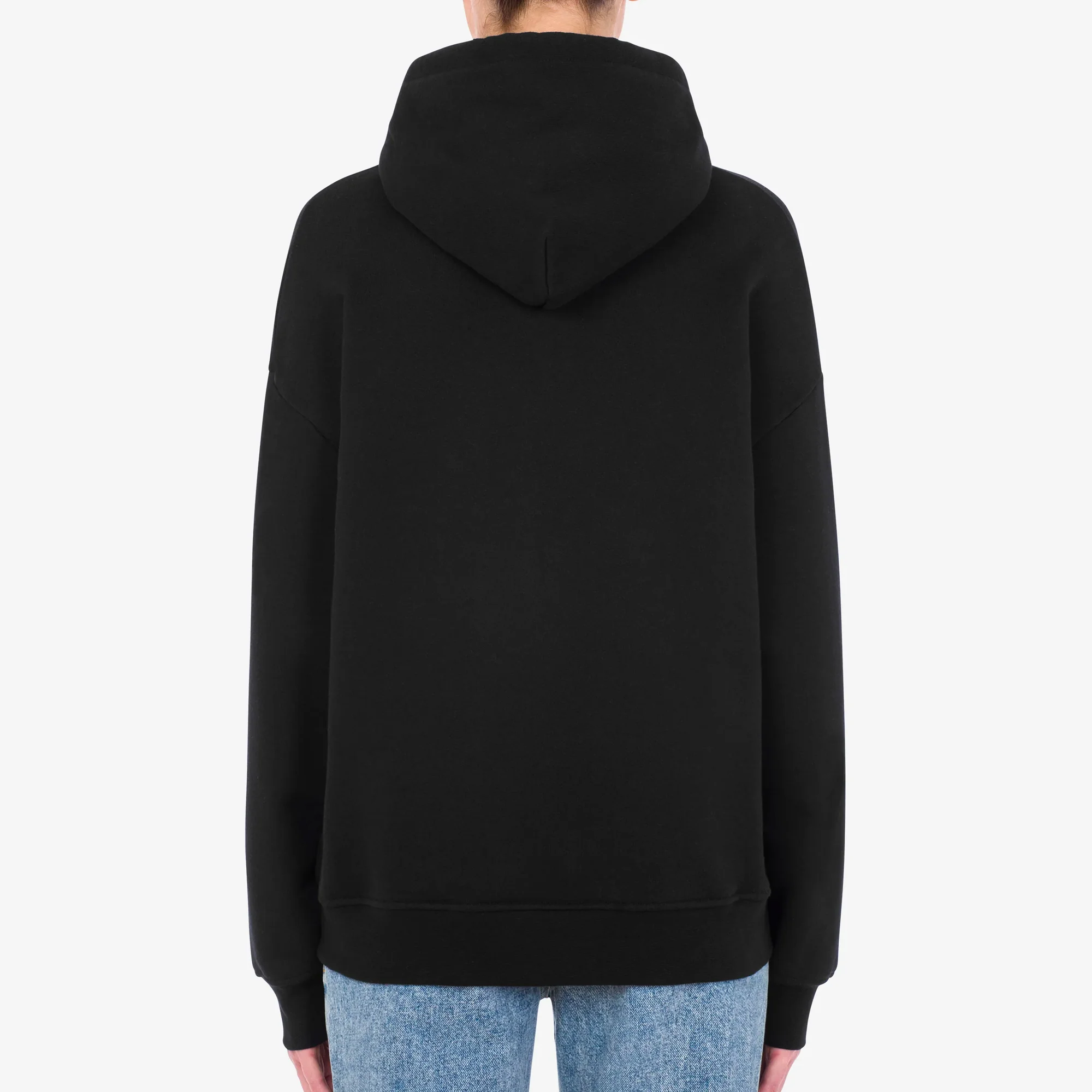MO5CH1NO JEANS Womens Fleece Hoodie - Image 3