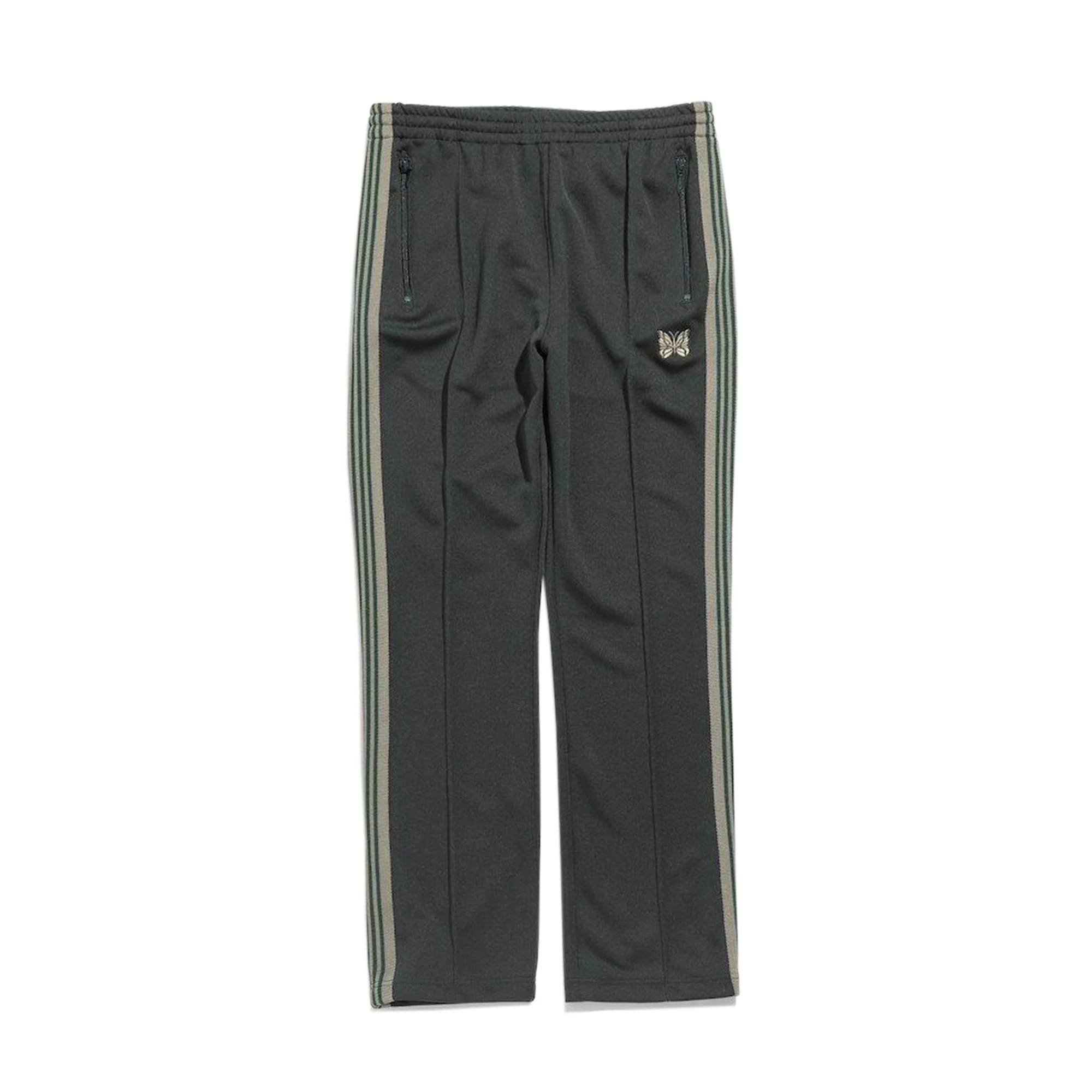 Needles Mens Narrow Track Pants 'Dk.Green'