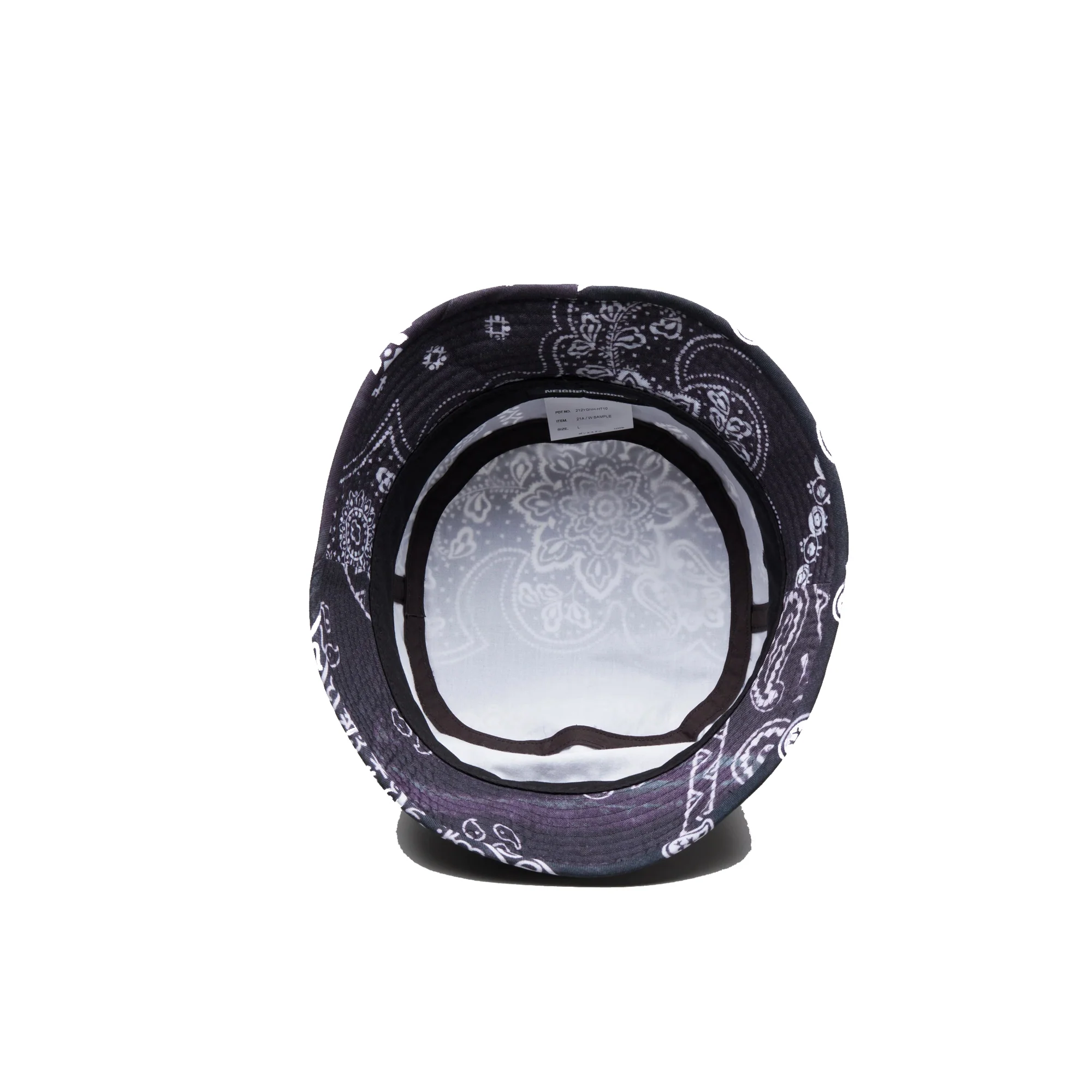 Neighborhood Mens Bandana Chopped E-Hat 'Black' - Image 3