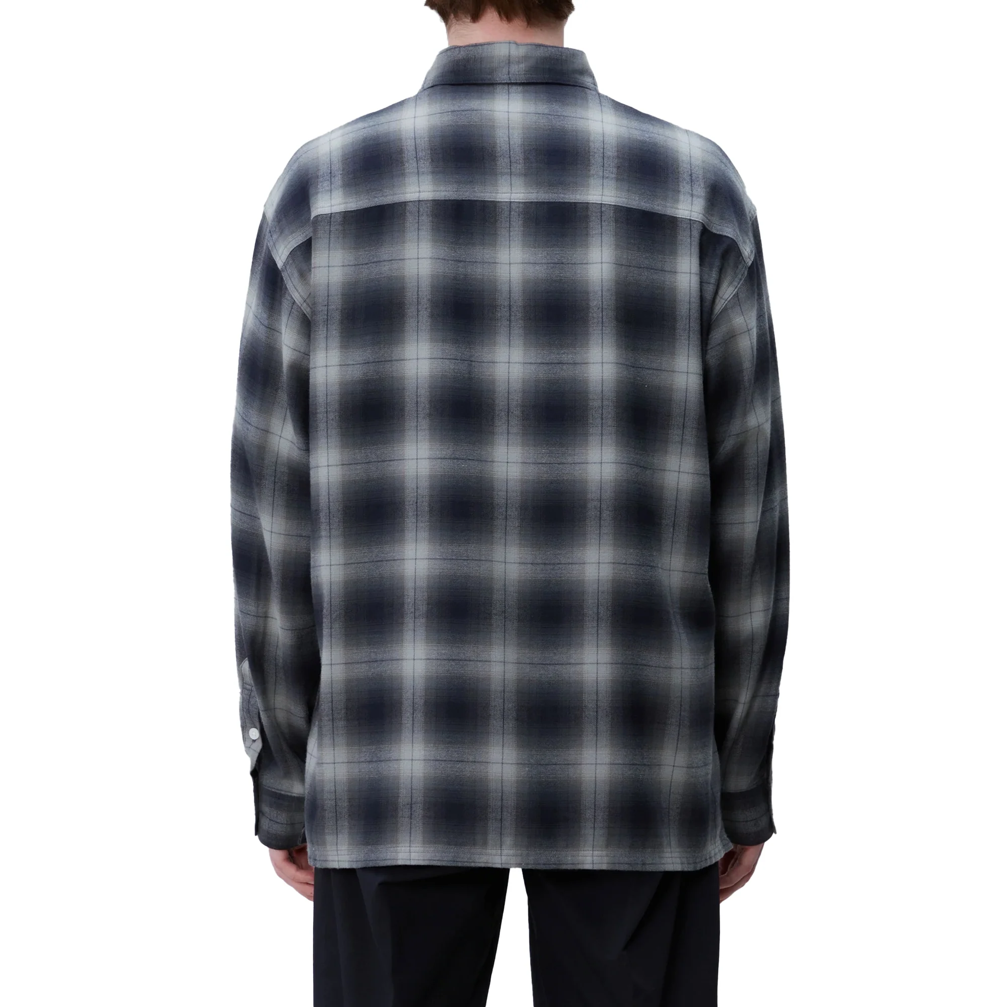 Neighborhood Mens CR Check LS Shirt Black - Image 3