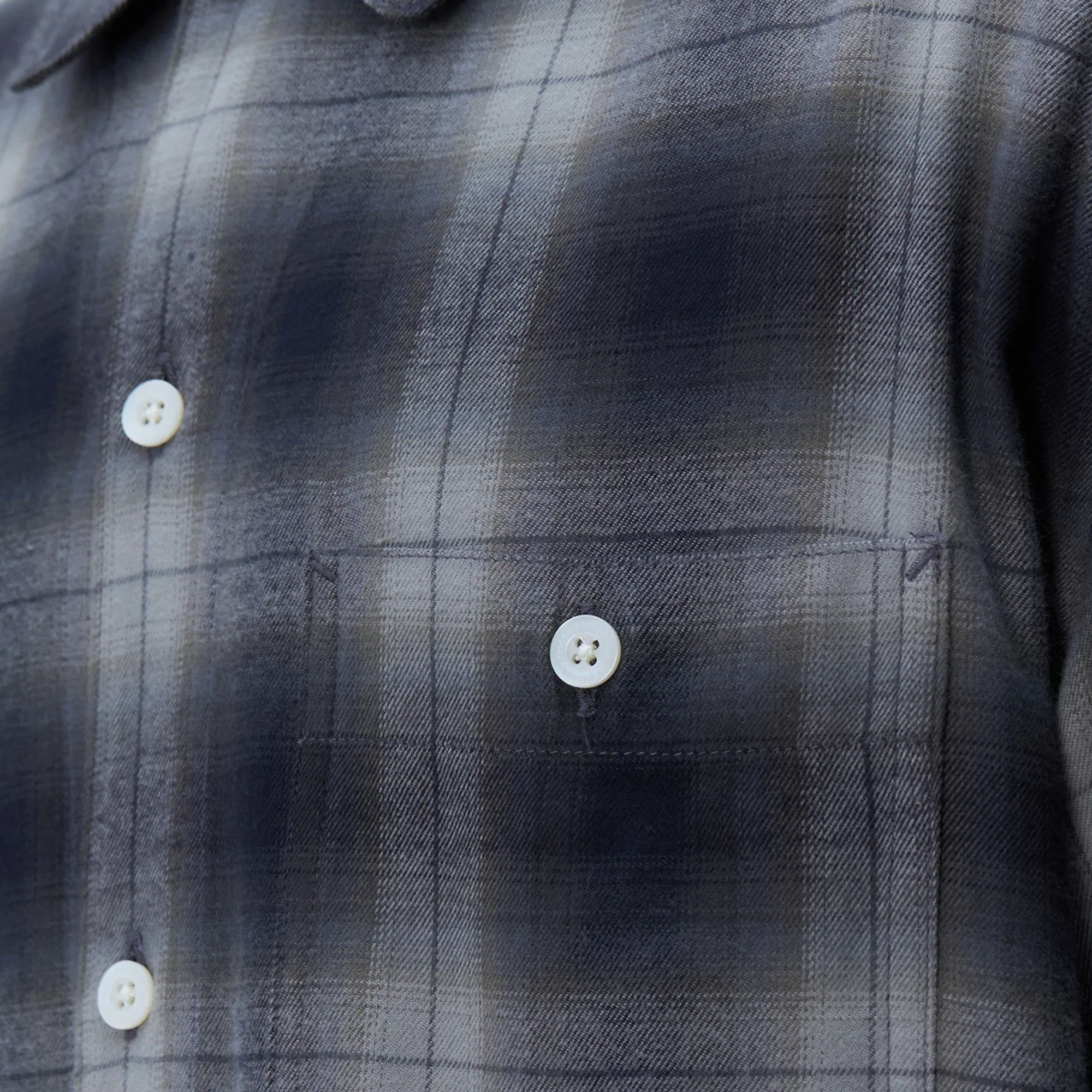 Neighborhood Mens CR Check LS Shirt Black - Image 4