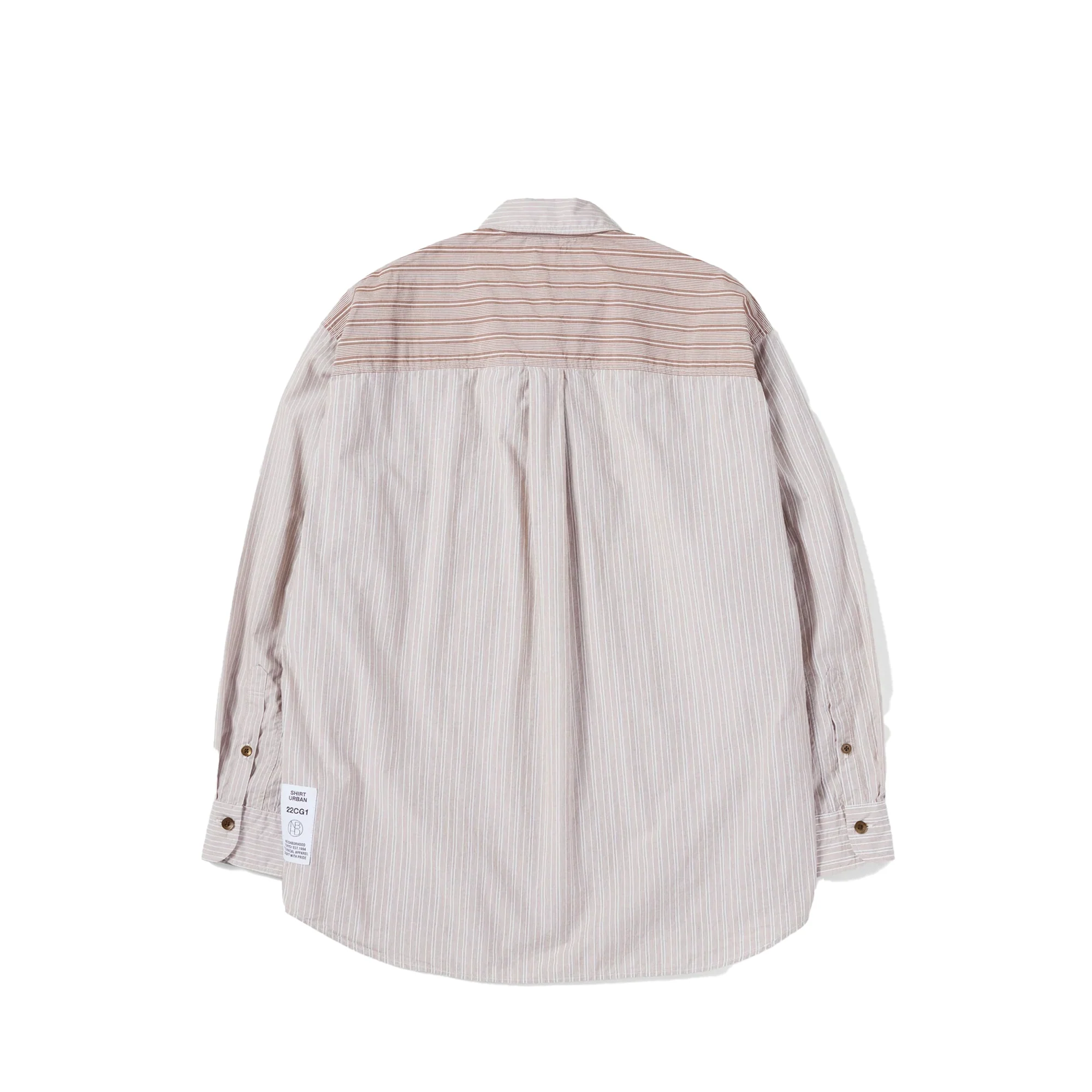 Neighborhood Mens Cut SP LS Shirt Brown - Image 2