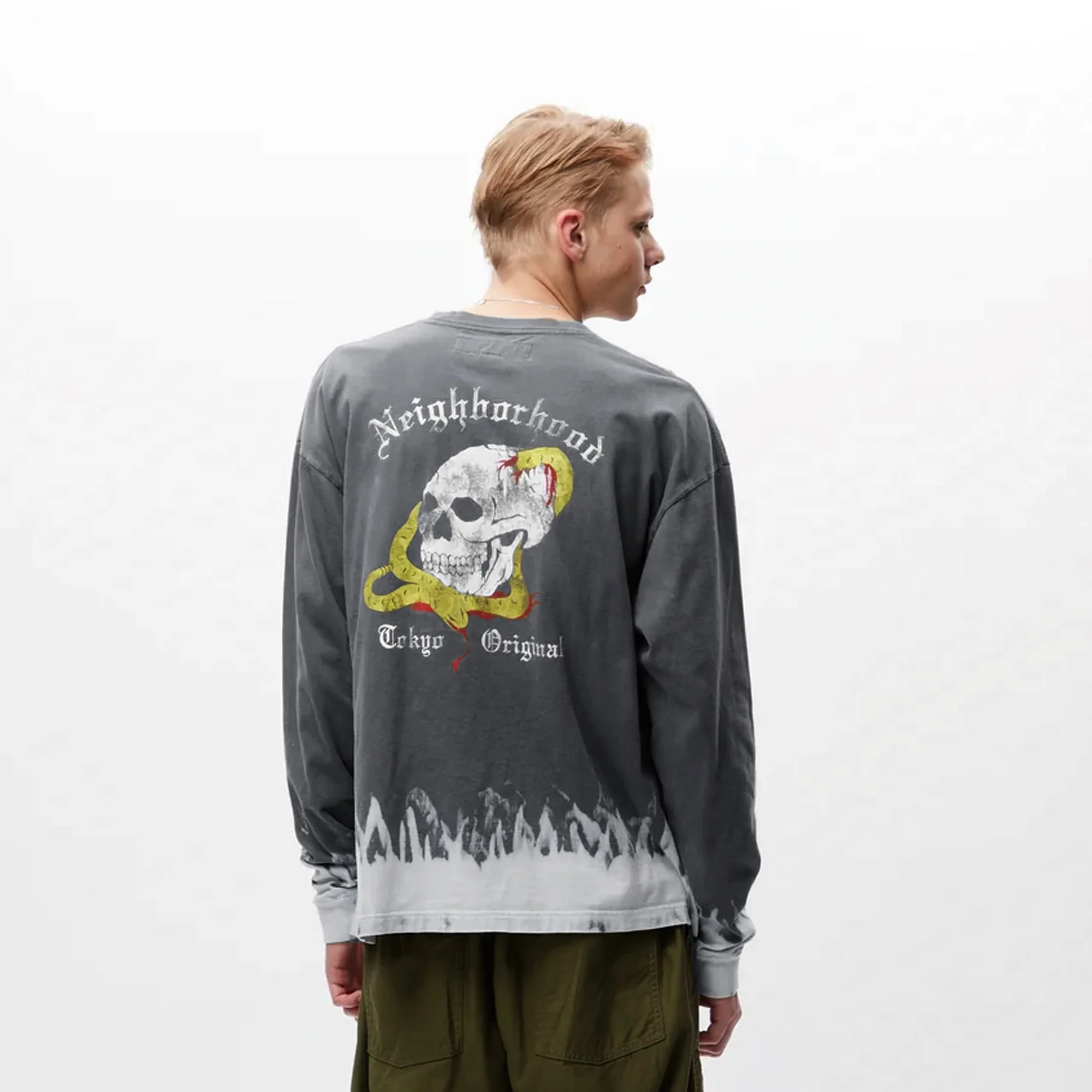 Neignborhood Mens Savage L/S Crewneck Tee - Image 2