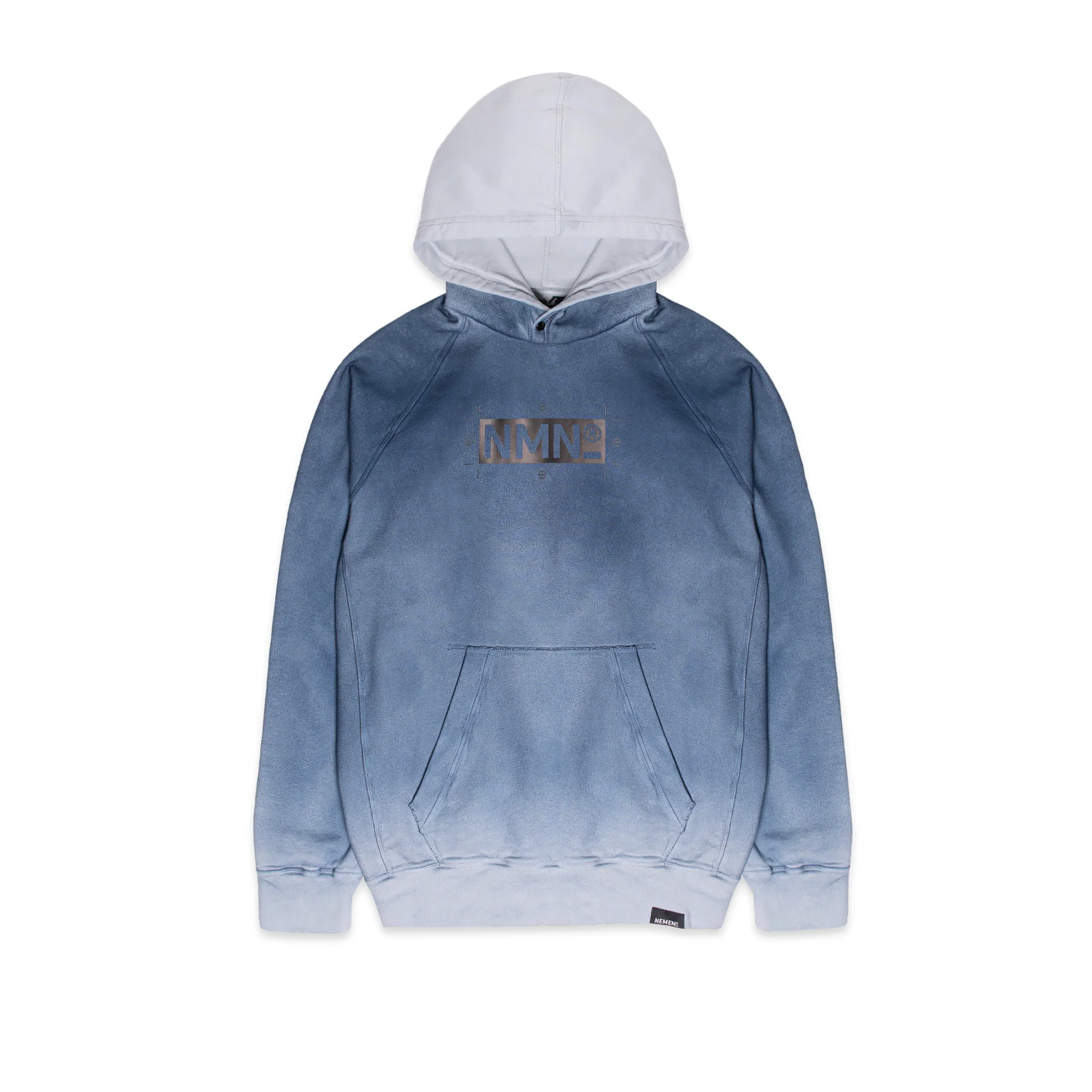 Nemen Dream Hoodie in Light Grey & Indigo Blue