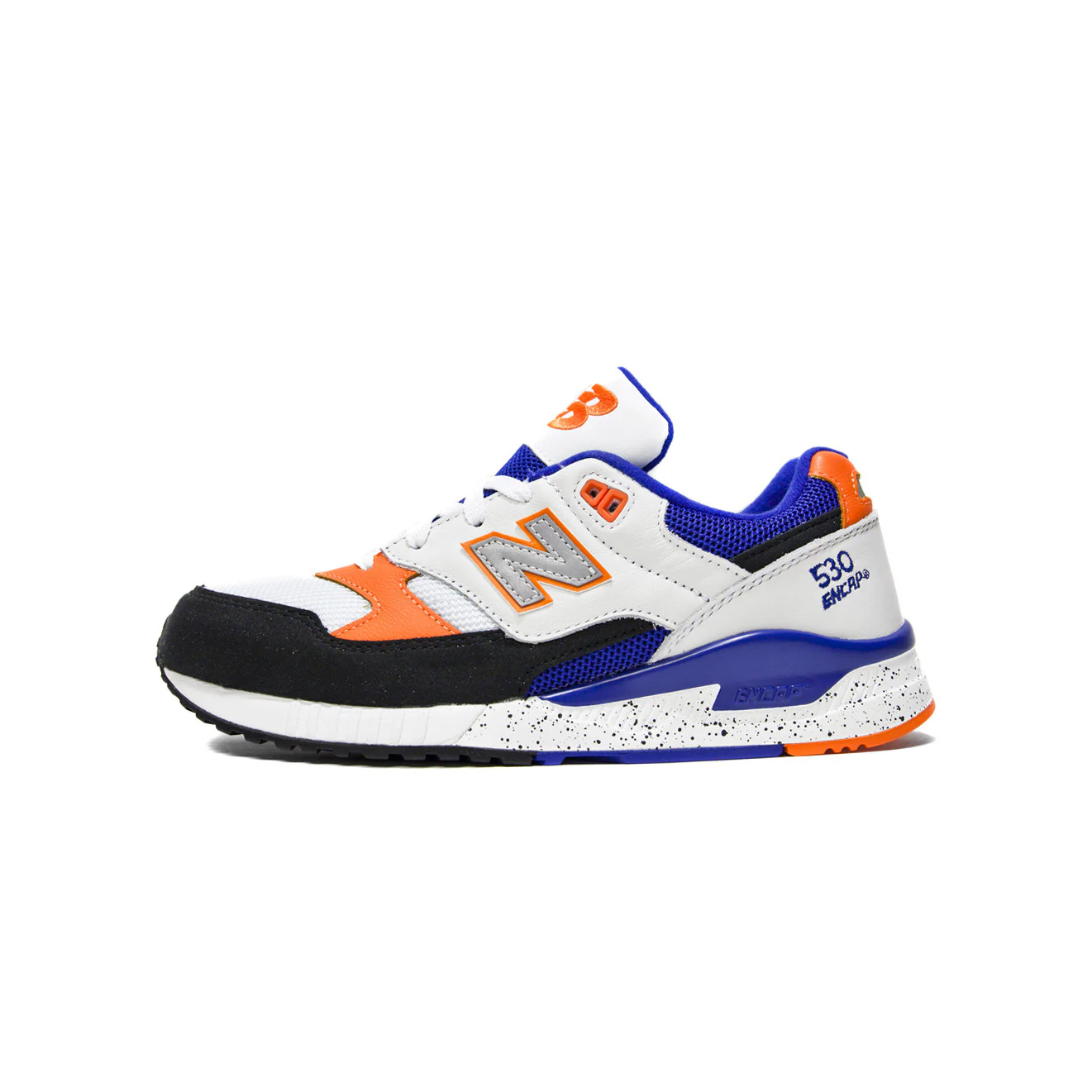 New Balance M530 90s Running Leather - White/Blue/Orange