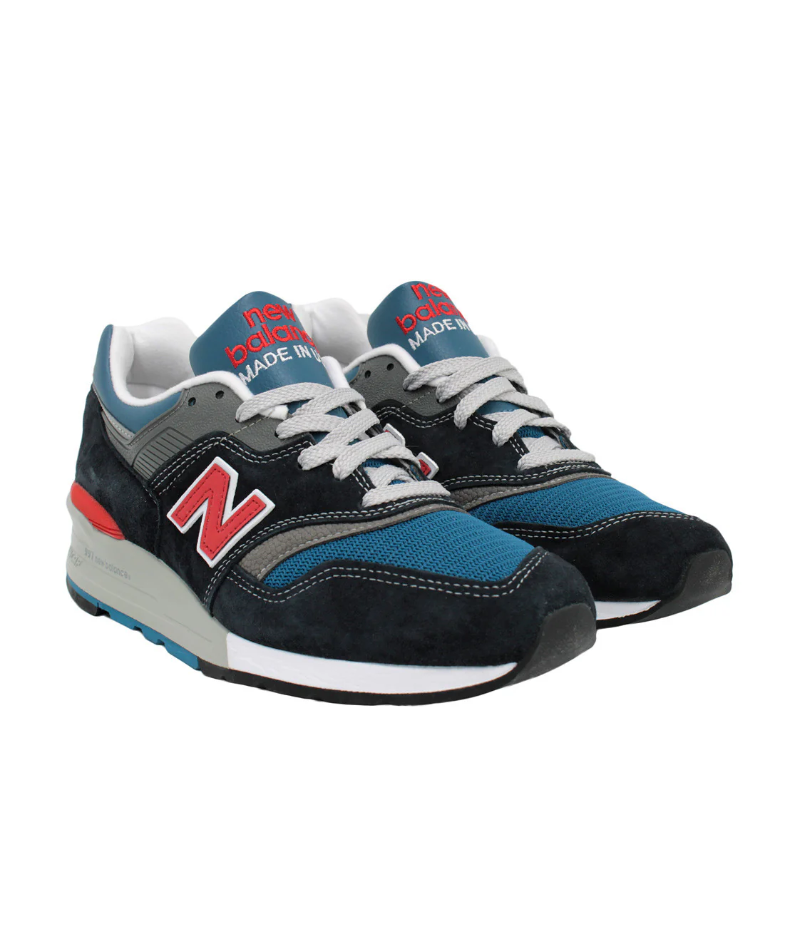 New Balance M997JNB “Flint Gray” Made in USA - Black/Blue - Image 2