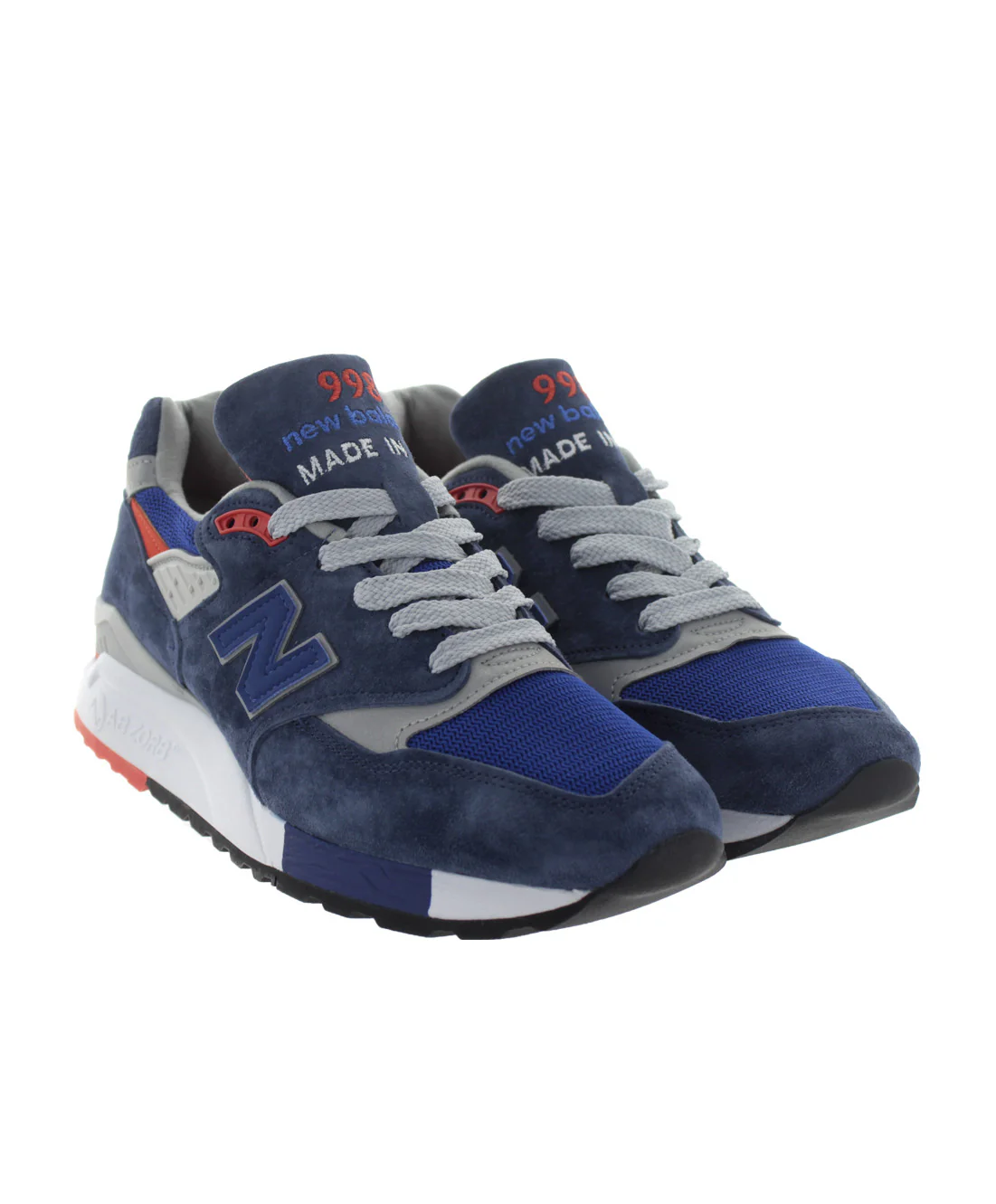 New Balance M998CSAL Connoisseur Ski - Made in USA - Navy/Orange - Image 2