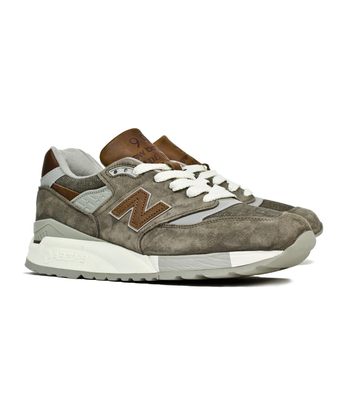 New Balance M998DBOA Explore by Sea Made in USA - Grey/Tan - Image 2
