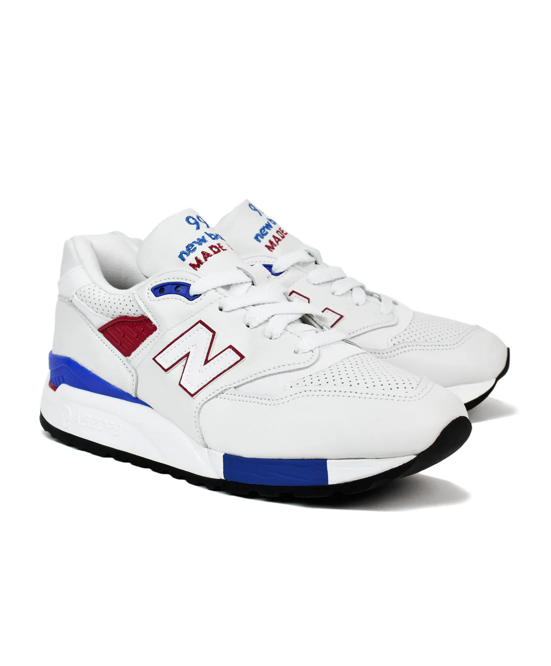 New Balance 998 Made in USA - White/Blue - Image 2